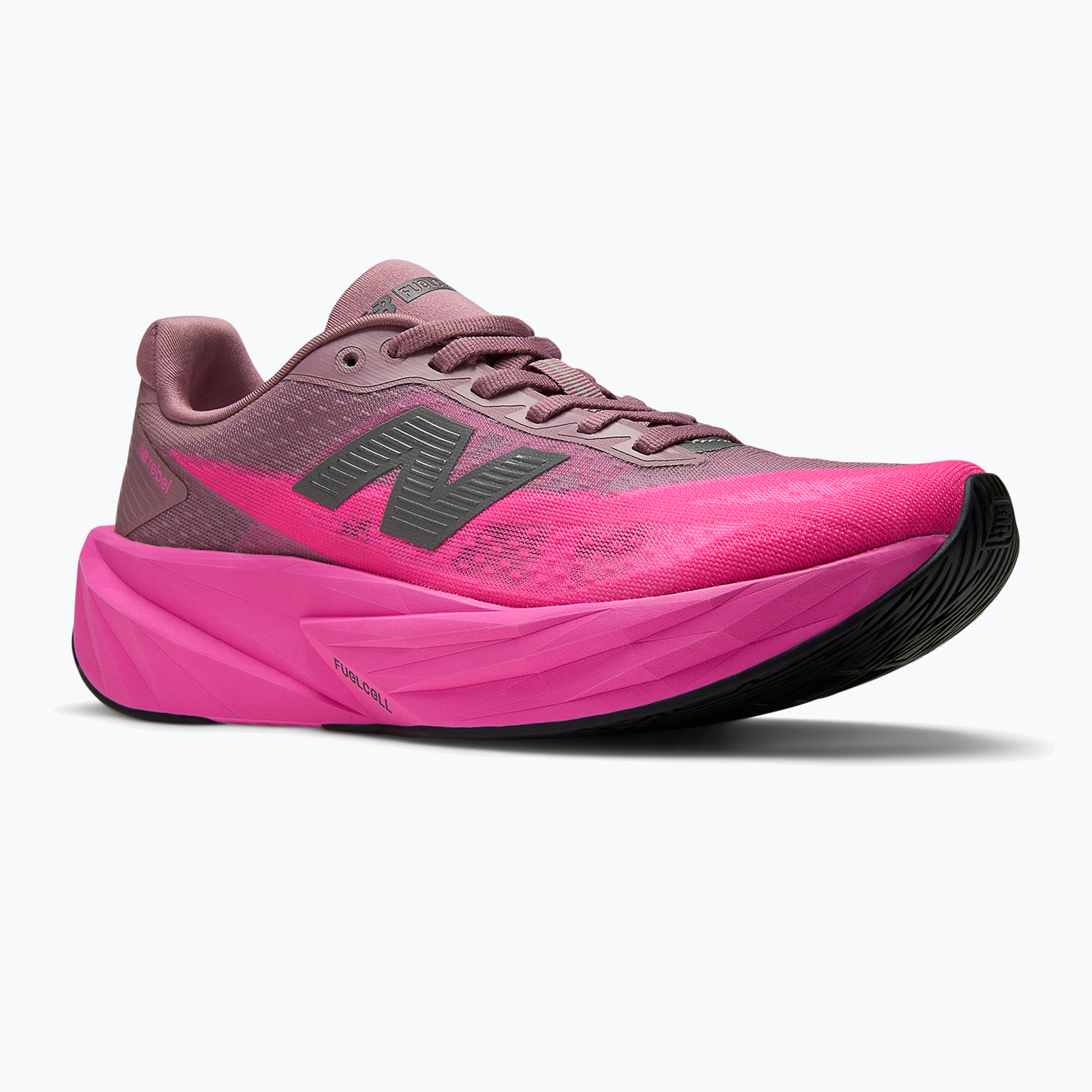 Buty do biegania damskie New Balance FuelCell Rebel V5 pink heat/rosewood 