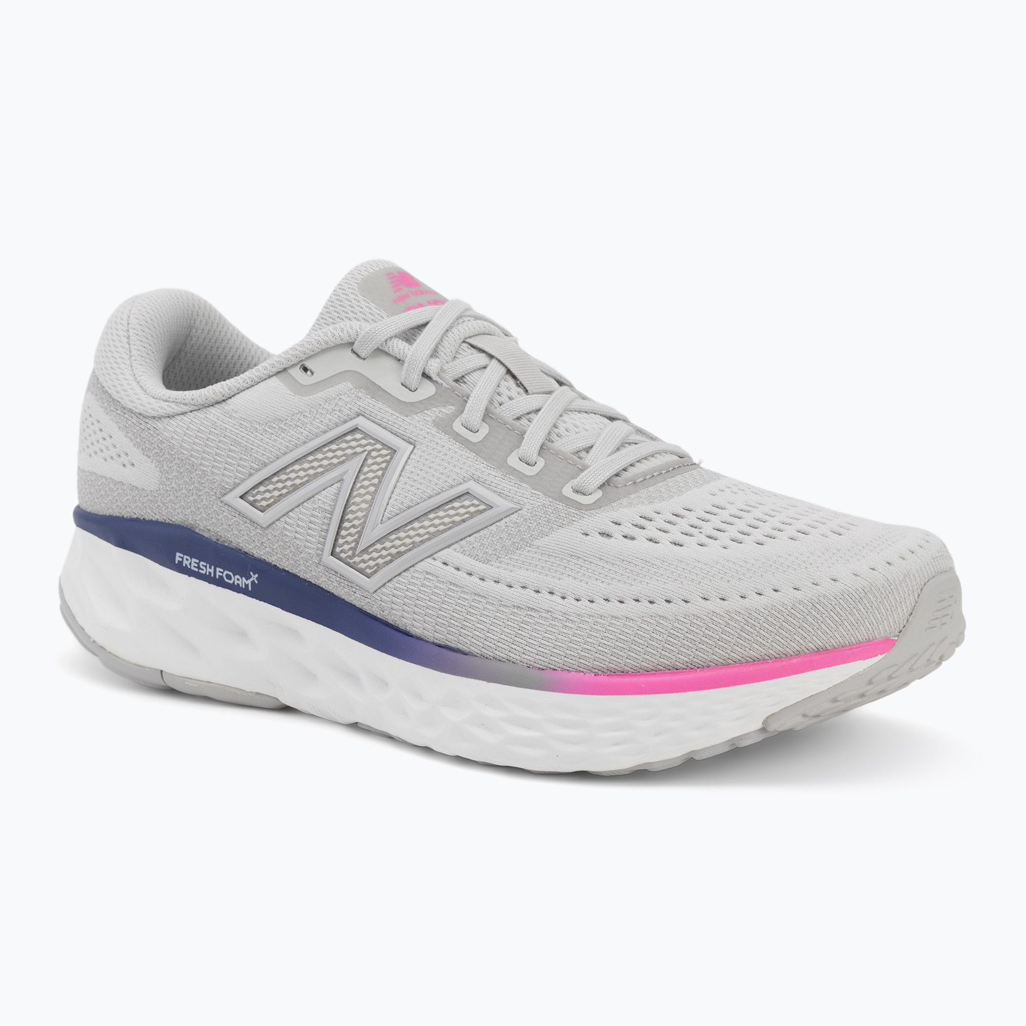 Buty do biegania damskie New Balance Fresh Foam Evoz V4 grey matter/pink heat/blue oyster 