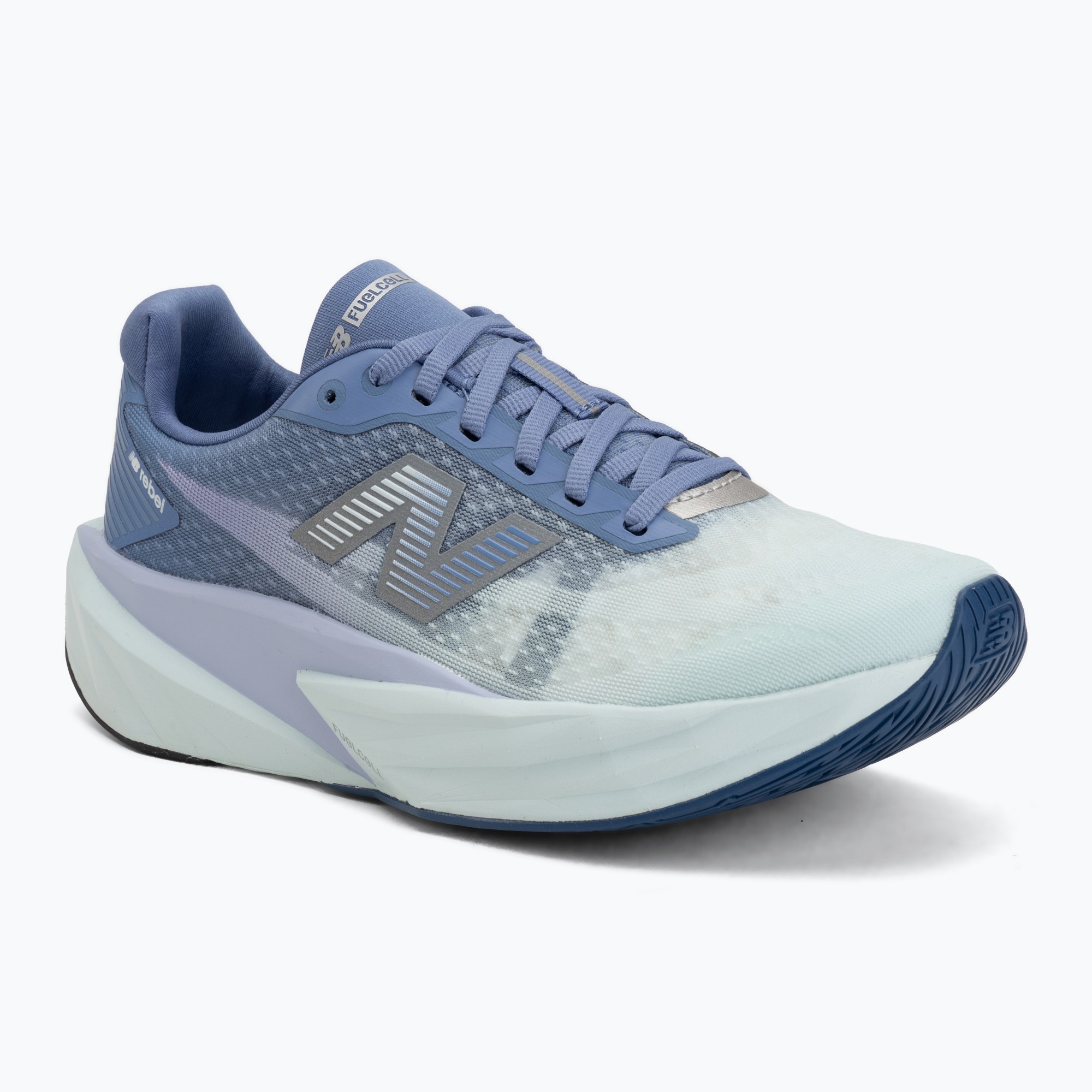 Buty do biegania damskie New Balance FuelCell Rebel V5 fairweather blue/glint blue 