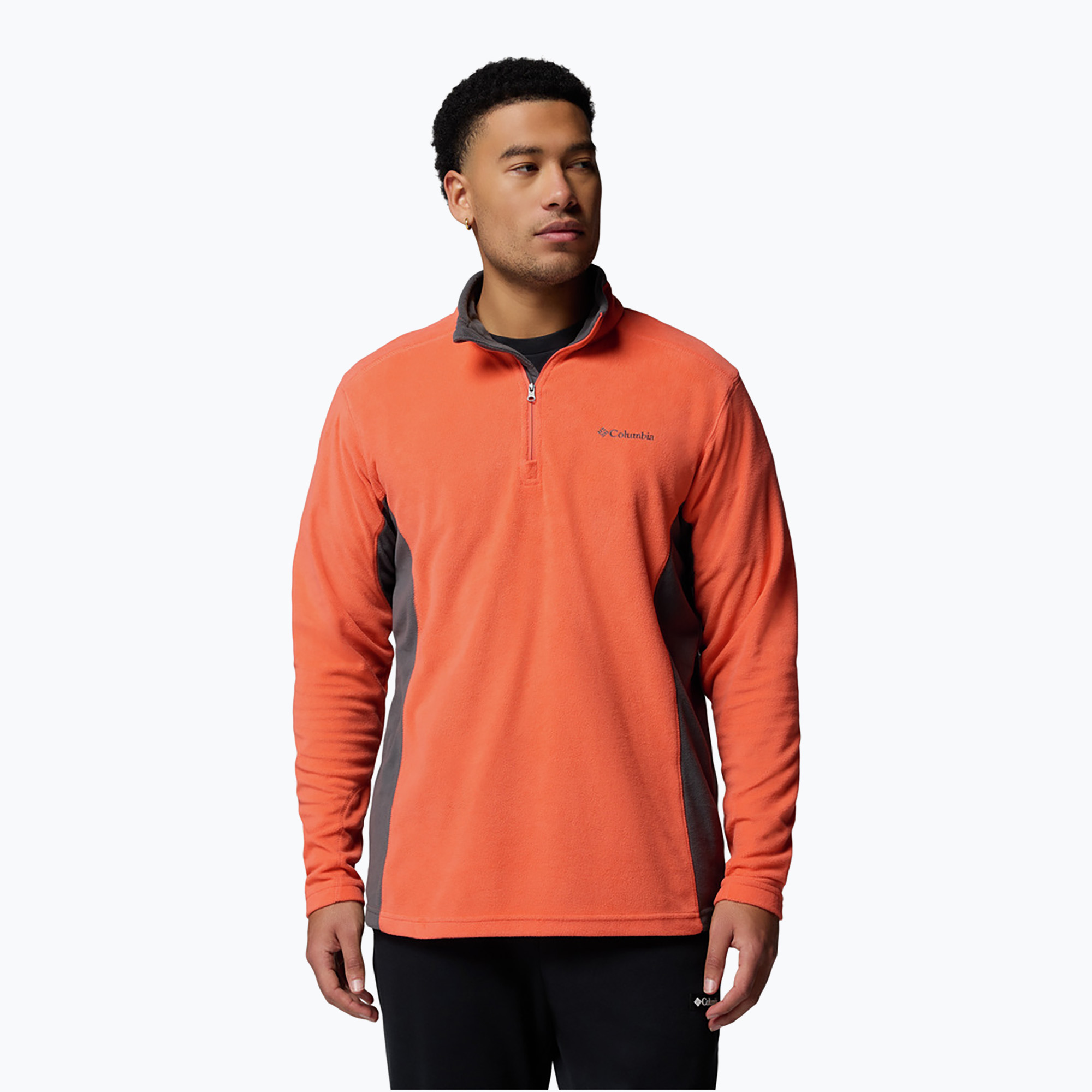 Bluza polarowa męska Columbia Klamath Range II HZ zing/shark 