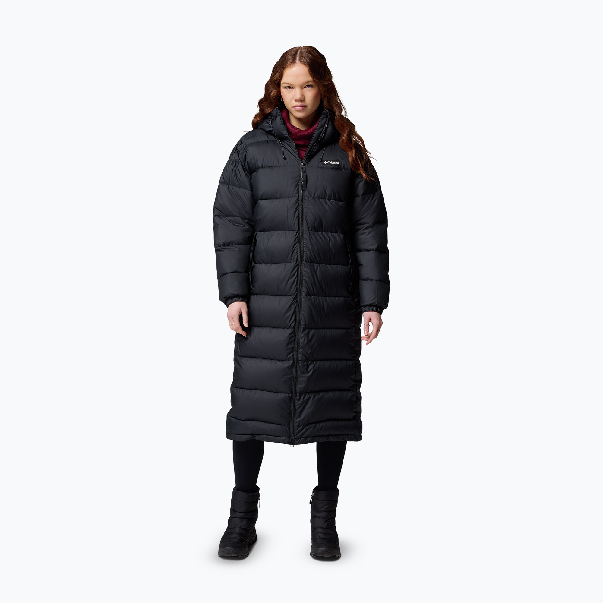 Płaszcz ocieplany damski Columbia Pike Lake III Long black 