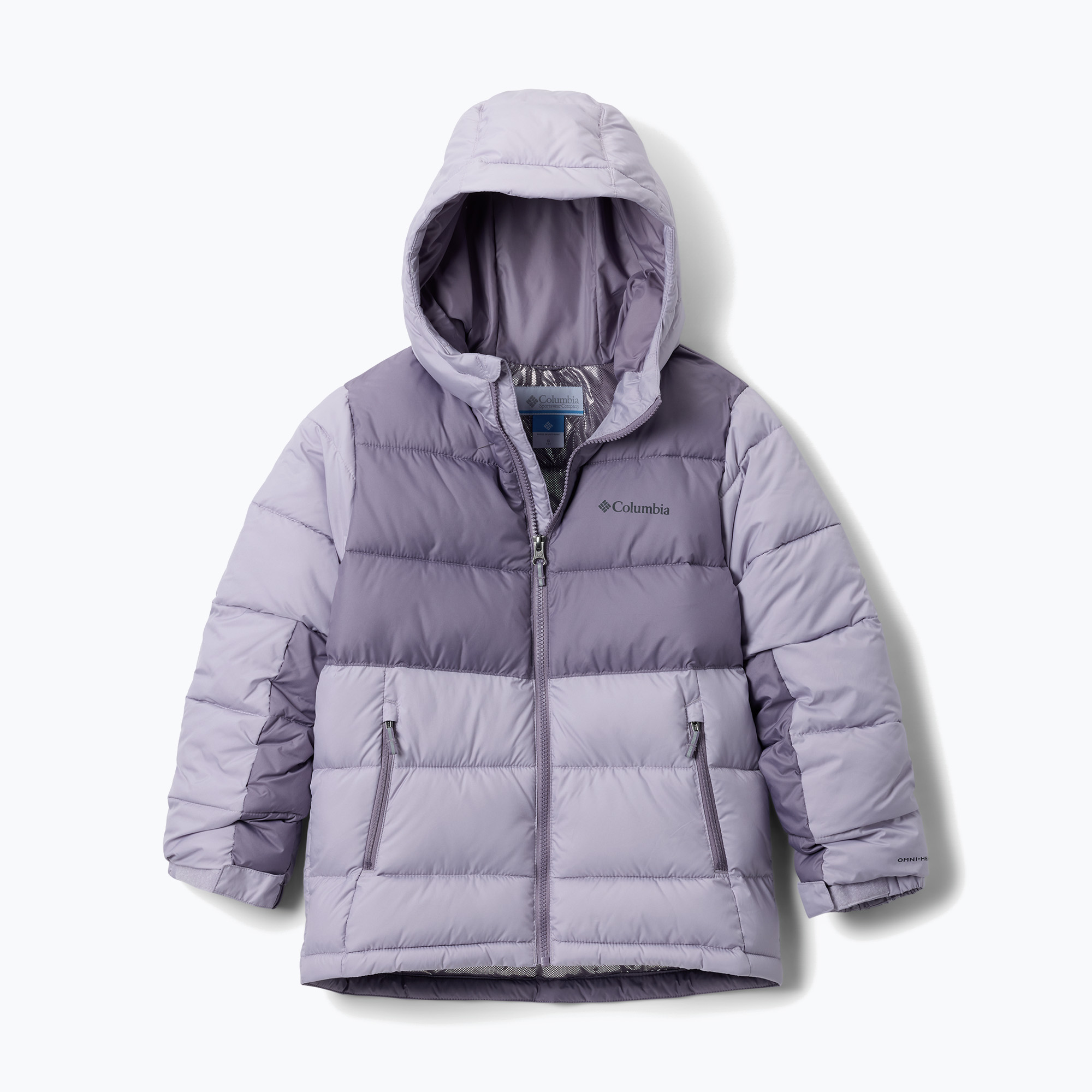Kurtka ocieplana dziecięca Columbia Pike Lake II Hooded lavender pearl/shale purple 