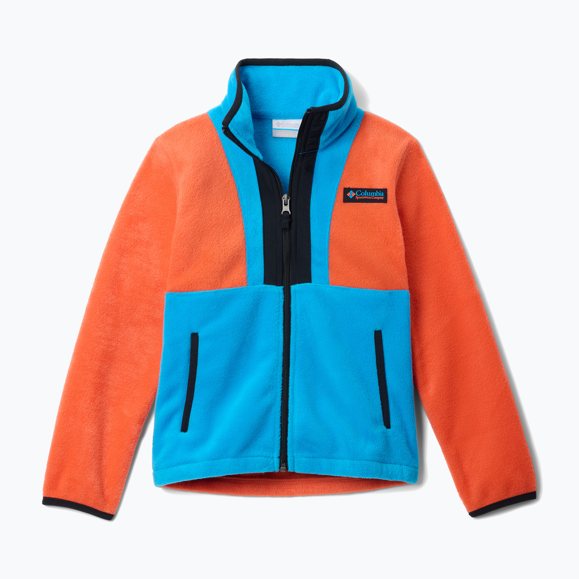 Bluza męska Columbia Back Bowl II Full Zip zing/compass blue/black 