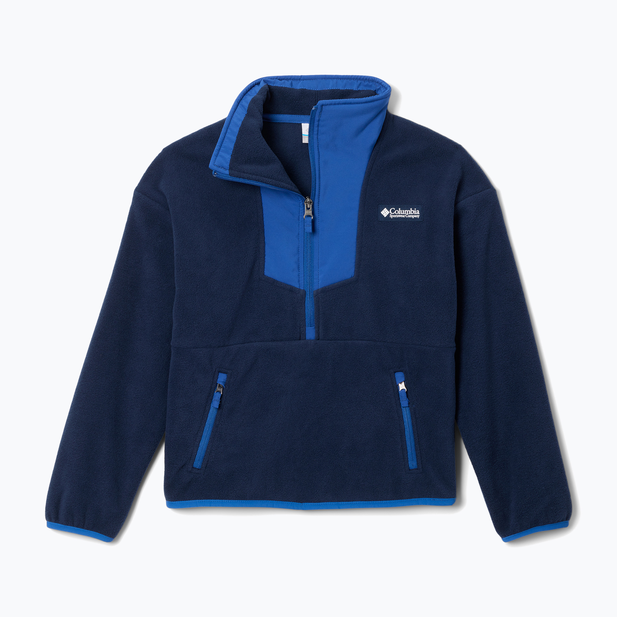 Bluza dziecięca Columbia Sequoia Grove Half Zip Fleece collegiate navy/mountain blue 