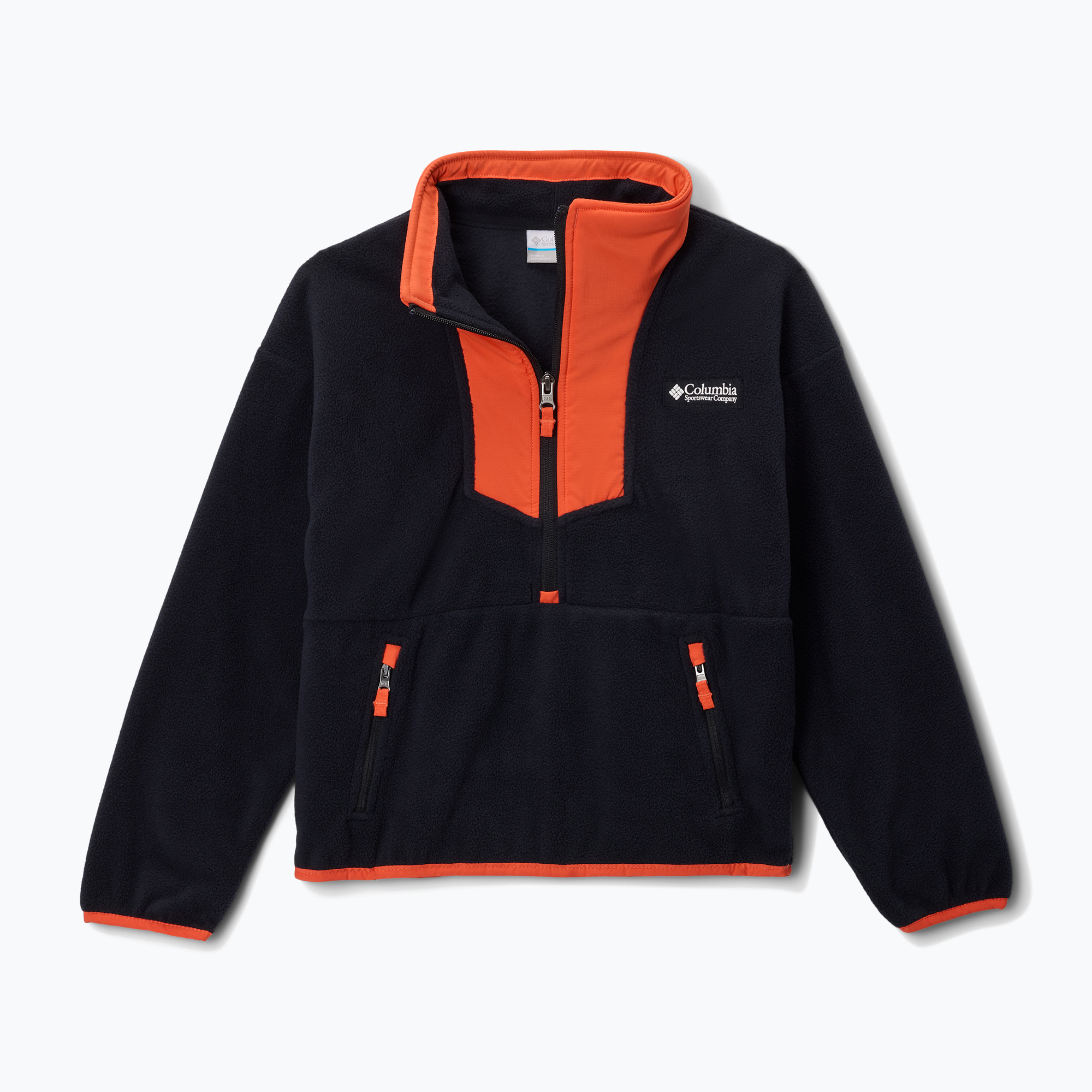 Bluza dziecięca Columbia Sequoia Grove Half Zip Fleece black/zing 