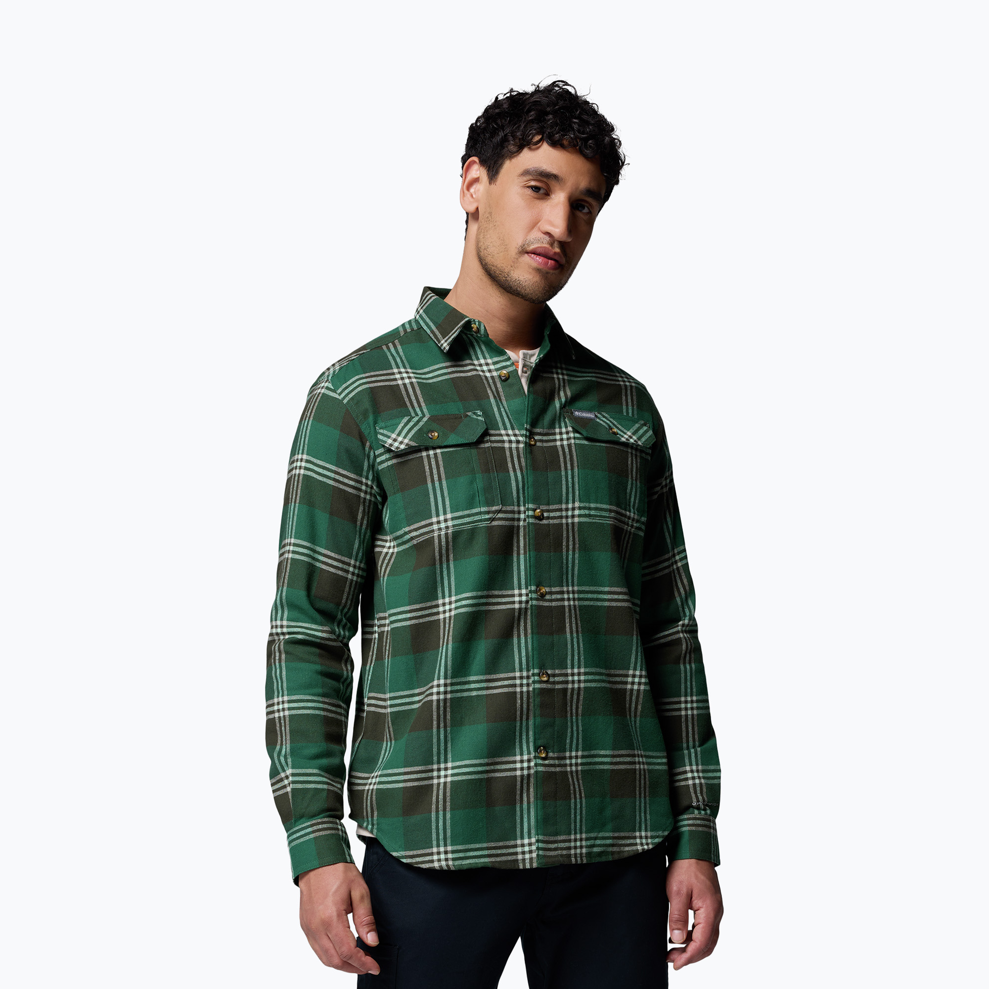 Koszula męska Columbia Flare Gun Stretch Flannel rain forest trails edge plaid 