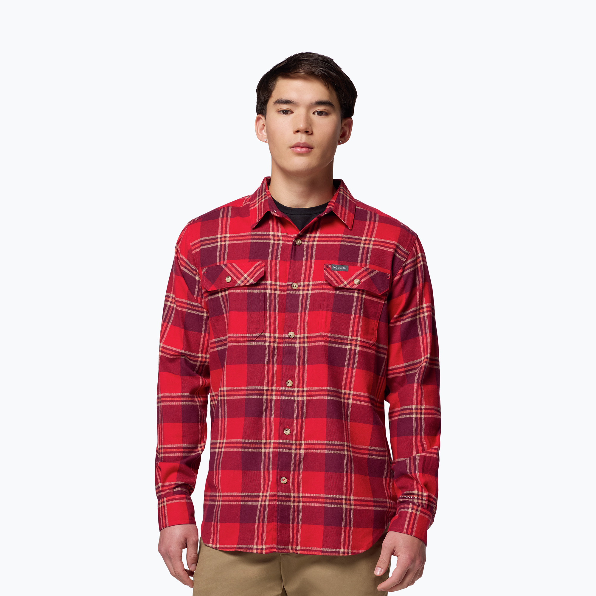 Koszula męska Columbia Flare Gun Stretch Flannel mtn red trails edge plaid 