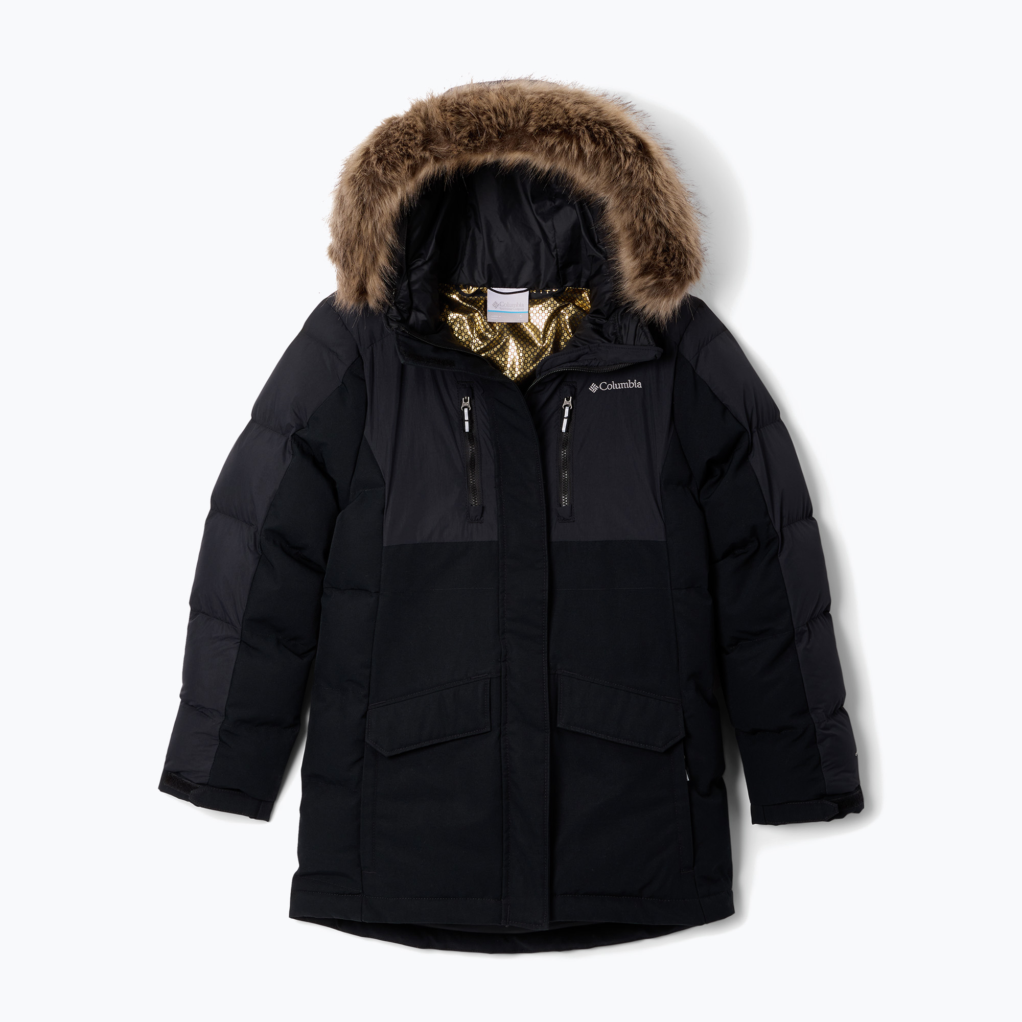 Kurtka ocieplana dziecięca Columbia Girl's Marquam Peak Fusion II black 