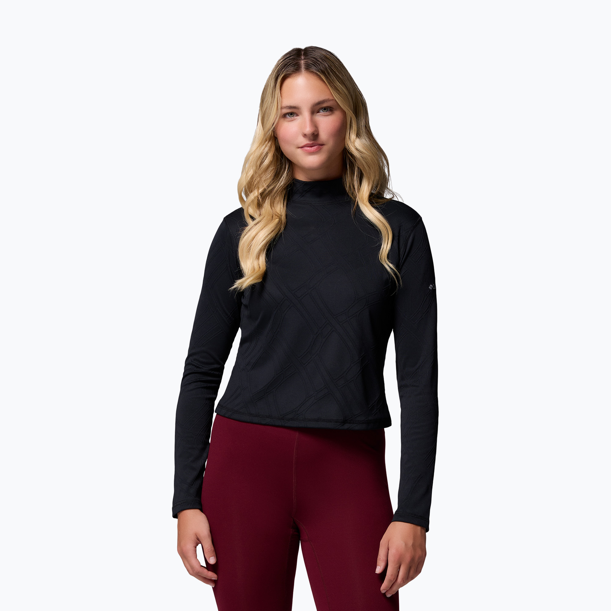 Longsleeve trekkingowy damski Columbia Granite Point Turtleneck black 