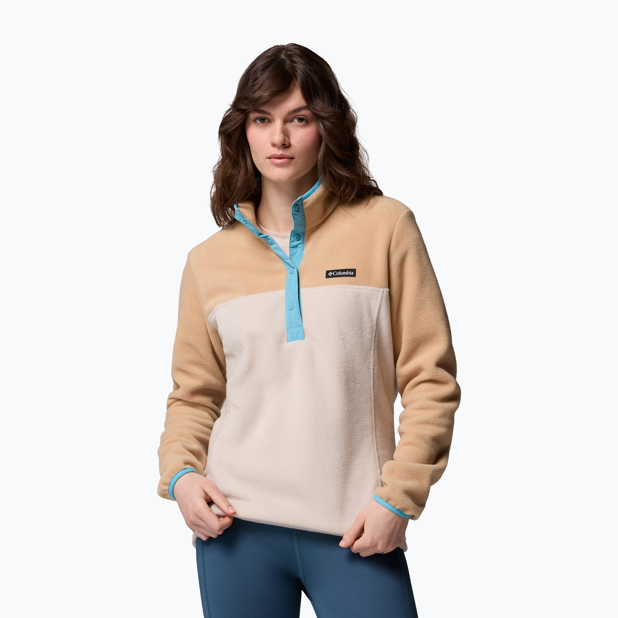 Bluza damska Columbia Benton Springs 1/2 Snap dark stone/canoe/vintage blue 