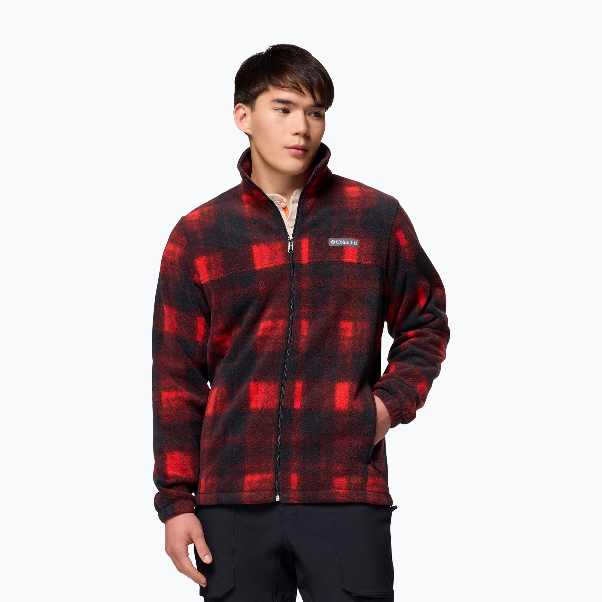 Bluza męska Columbia Steens Mountain Printed sail red omblur 
