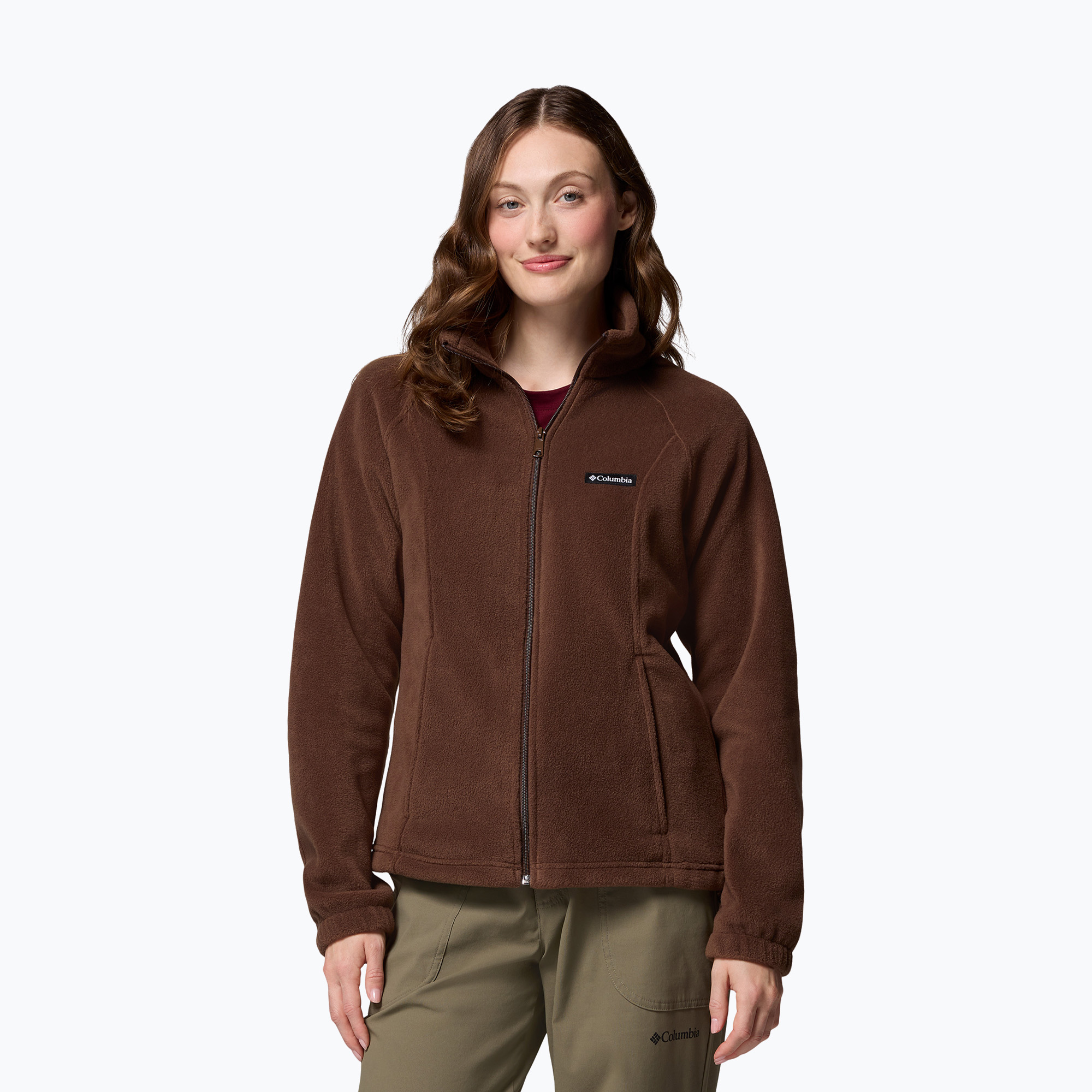 Bluza polarowa damska Columbia Benton Springs Full Zip tobacco 