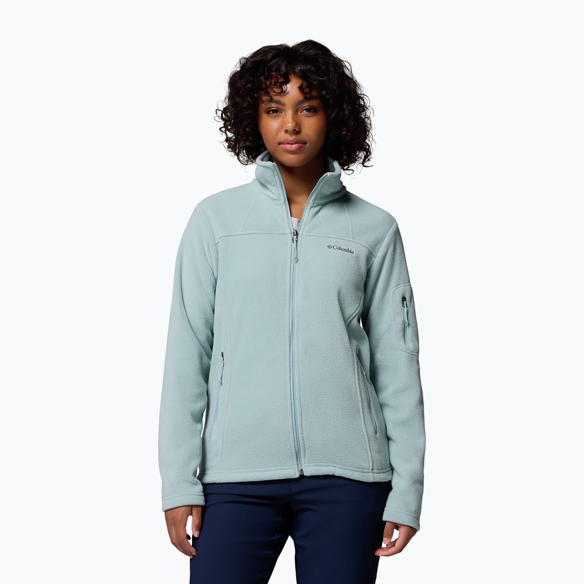 Bluza polarowa damska Columbia Fast Trek II crushed blue 
