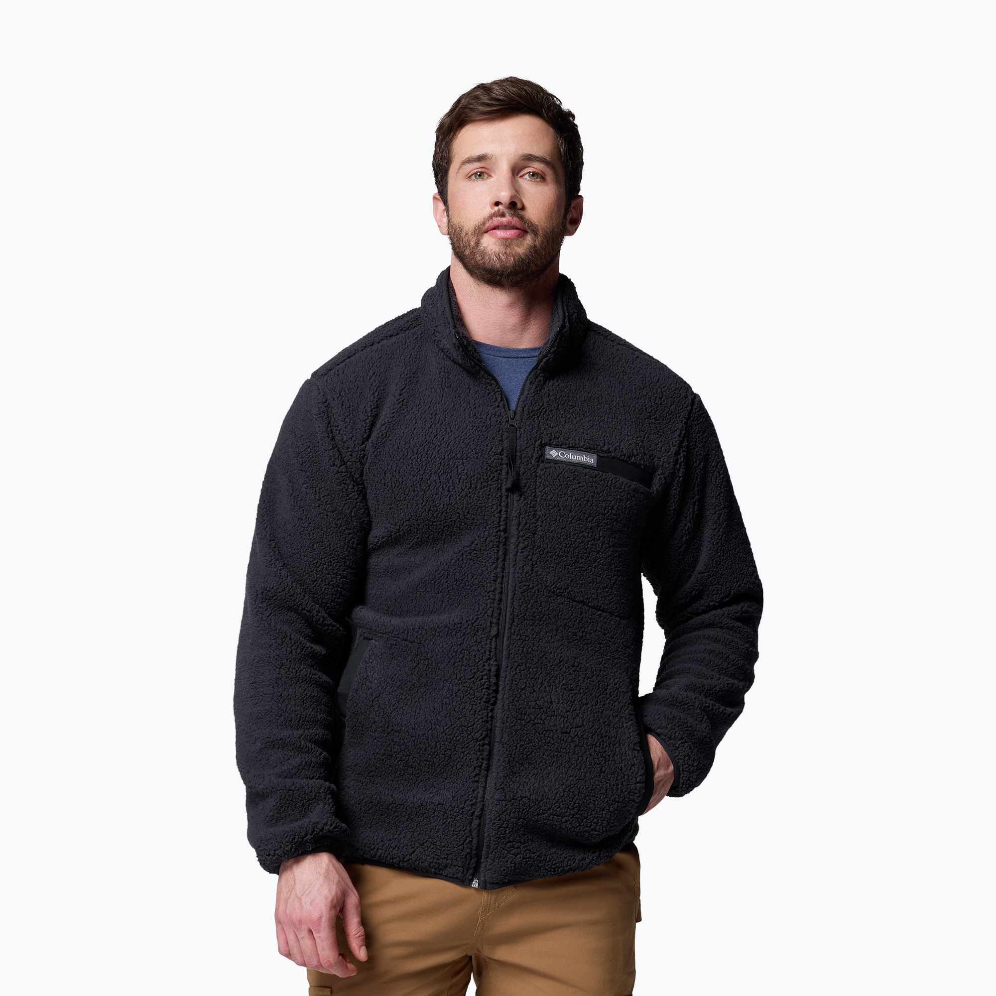 Bluza męska Columbia Rugged Ridge High Pile Full Zip black 