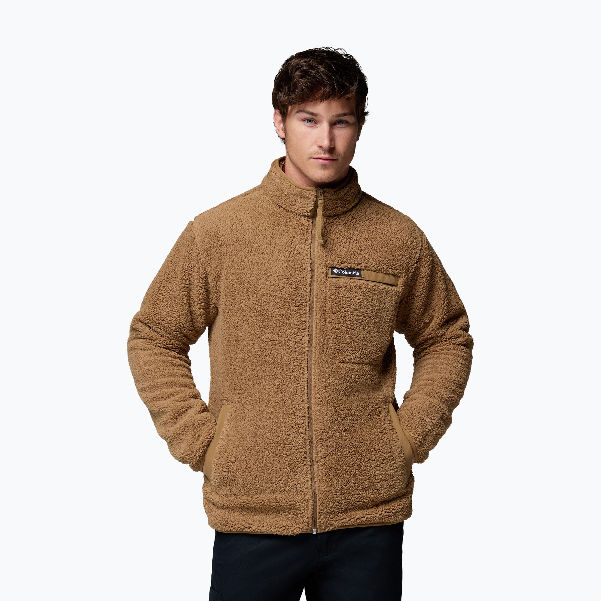 Bluza męska Columbia Rugged Ridge High Pile Full Zip delta 