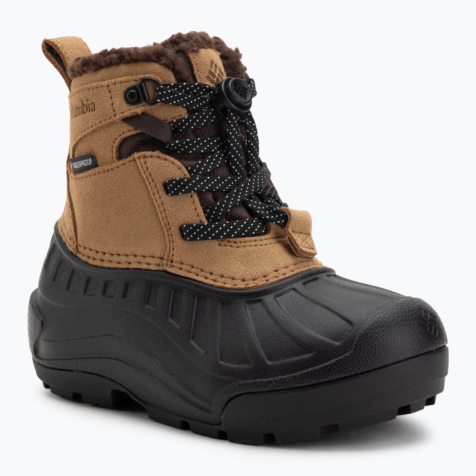 Śniegowce dziecięce Columbia Youth Powderbug Alpine sahara/black 