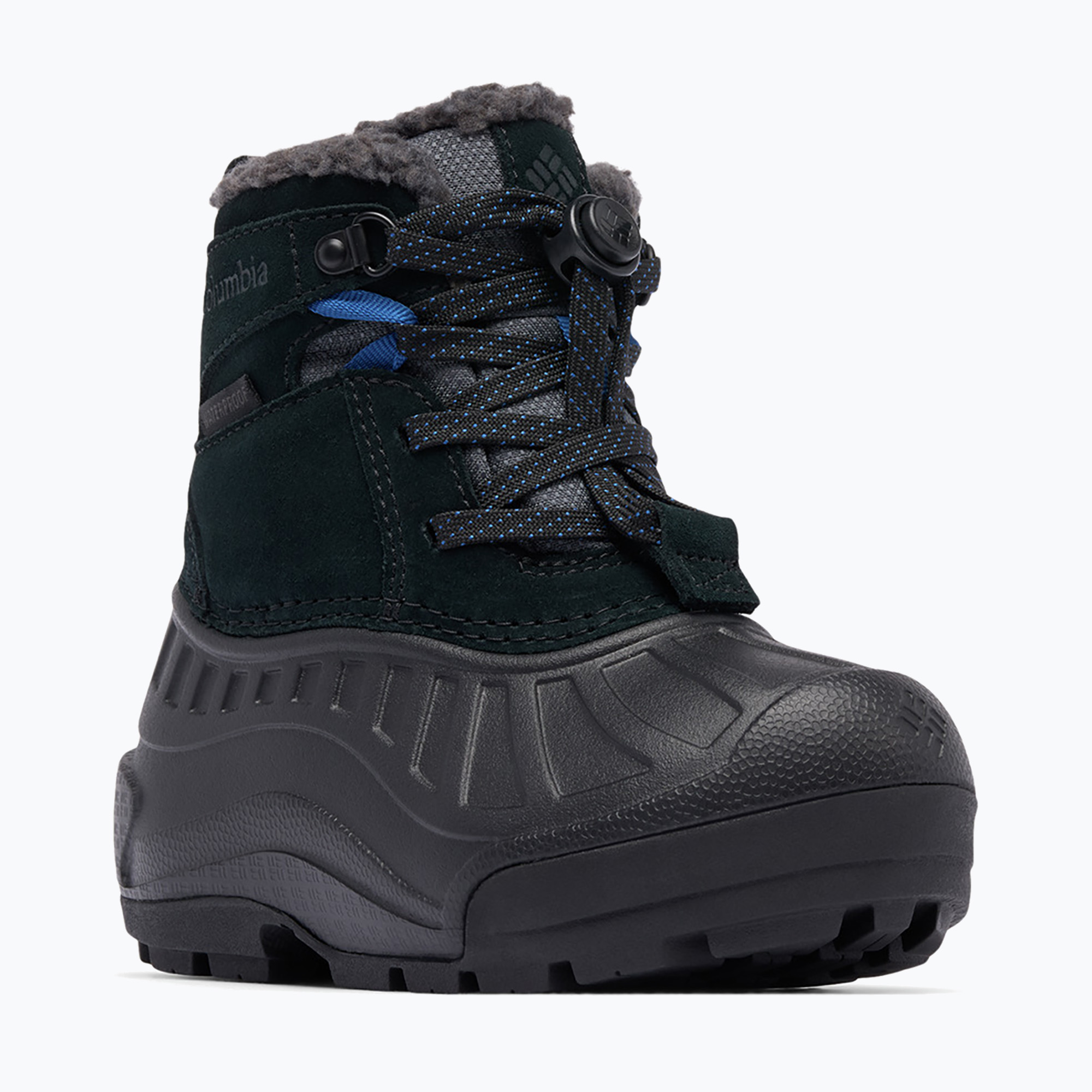 Śniegowce dziecięce Columbia Youth Powderbug Alpine dark grey/mountain blue 