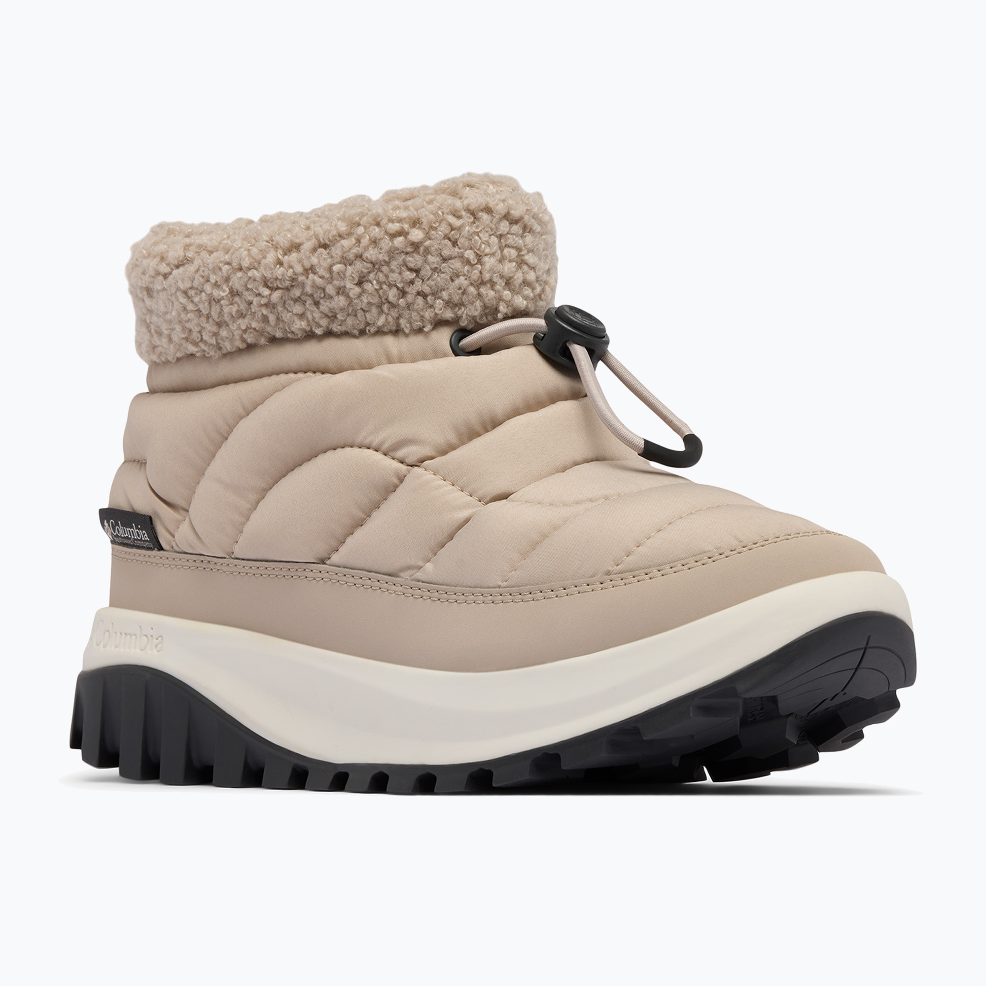 Śniegowce damskie Columbia Snowtrot Shorty soft taupe/shark 
