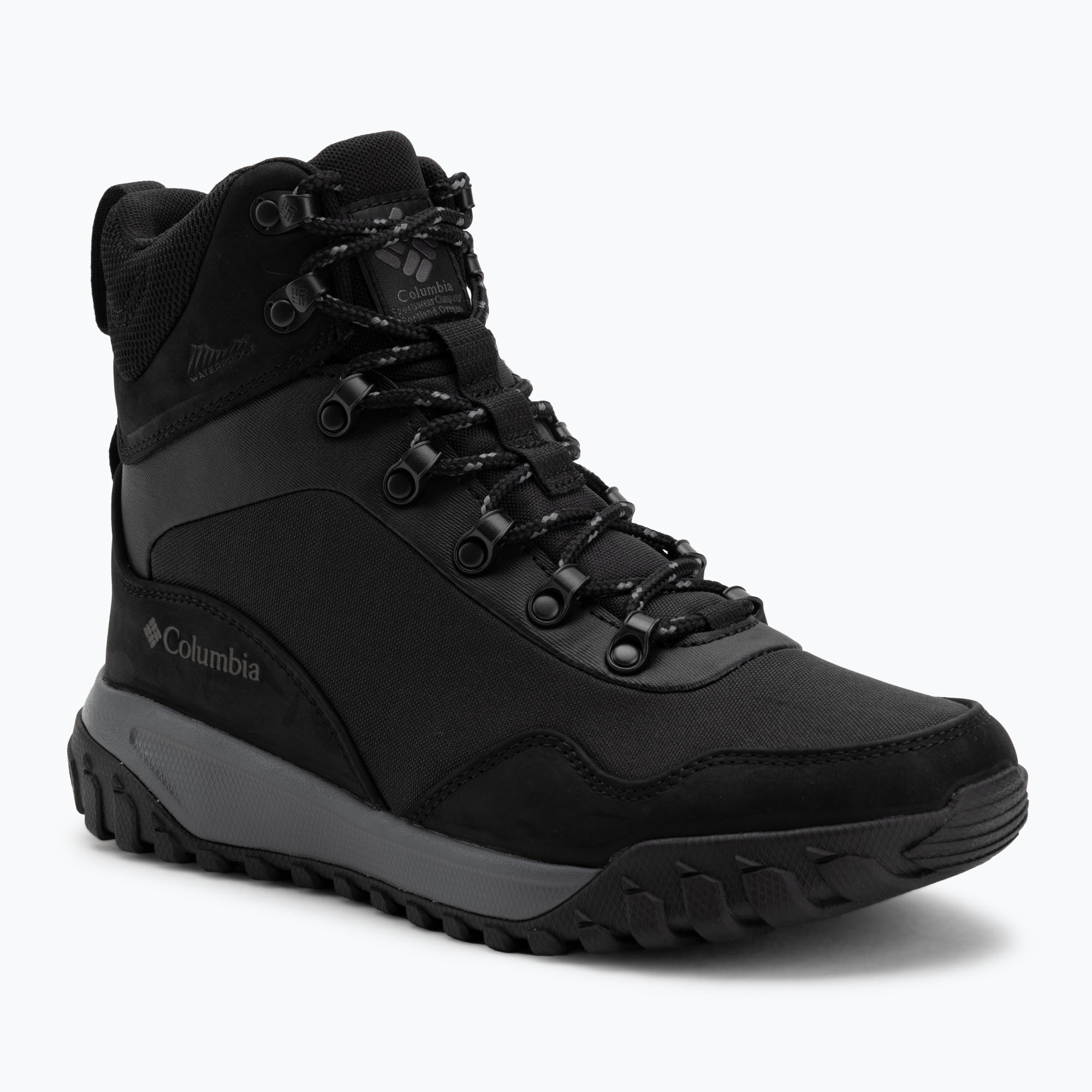 Buty trekkingowe męskie Columbia Burnsider Omni-Heat Infinity black/city grey 