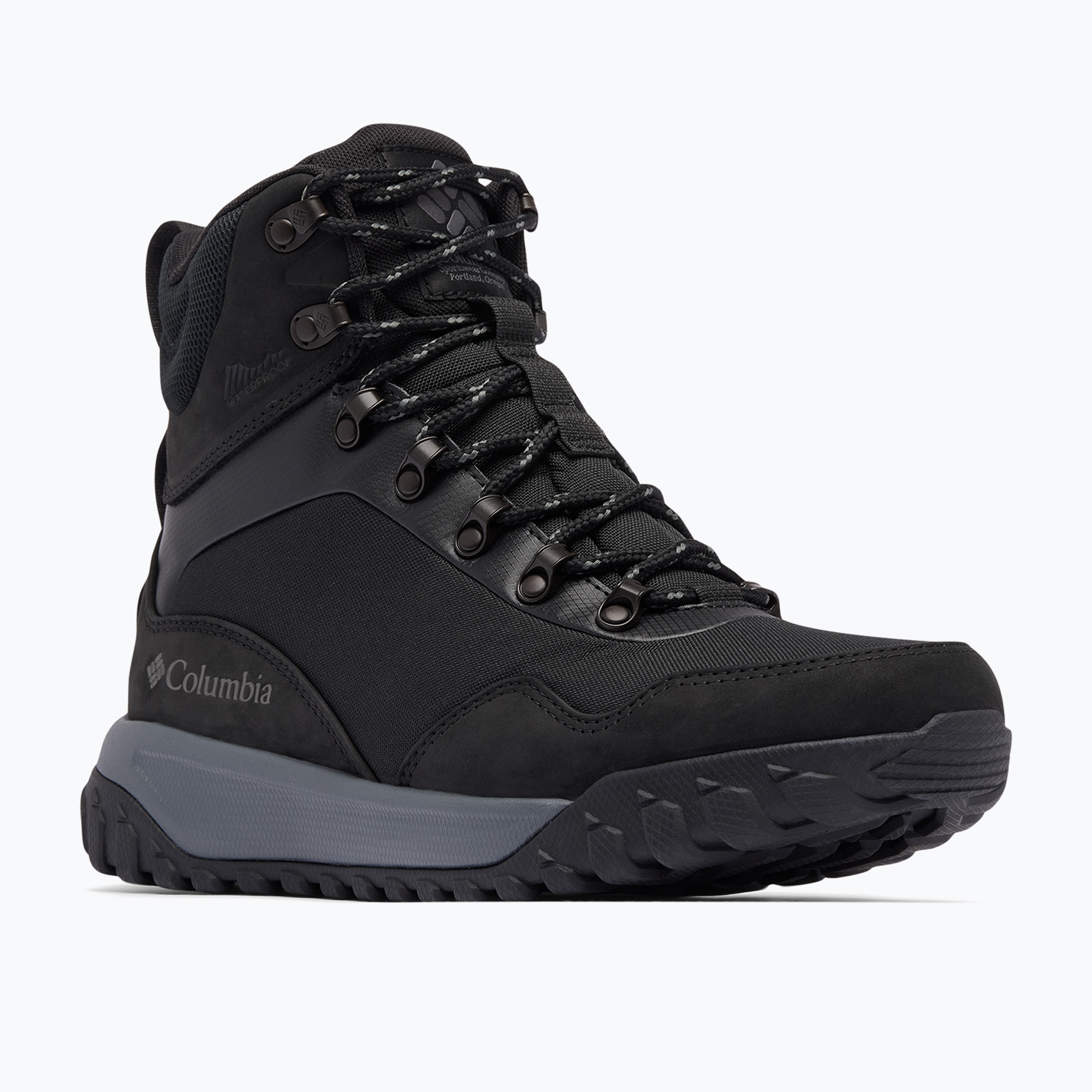 Buty trekkingowe męskie Columbia Burnsider Omni-Heat Infinity black/city grey 