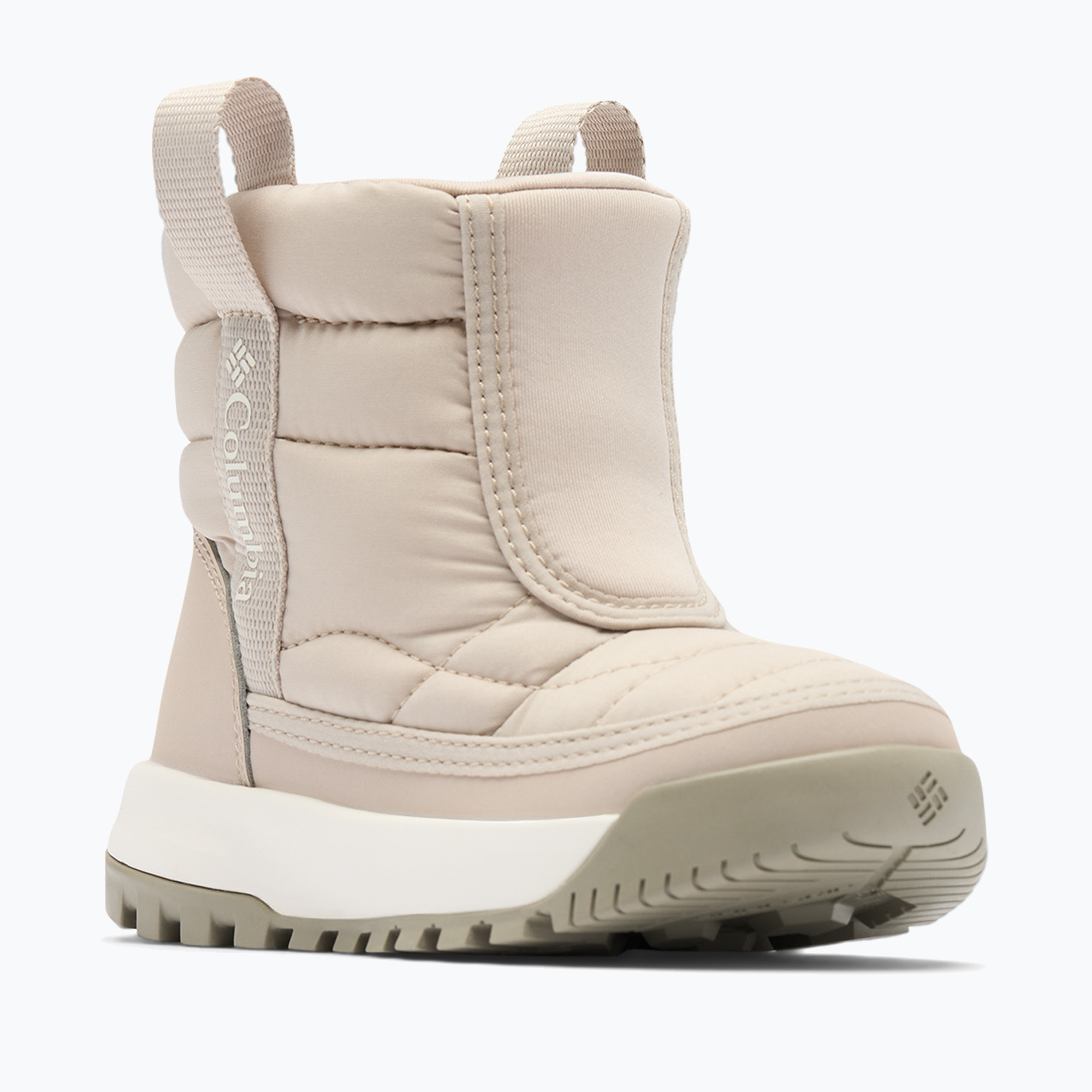 Śniegowce dziecięce Columbia Youth Snowtrot Mid soft taupe/sea salt 