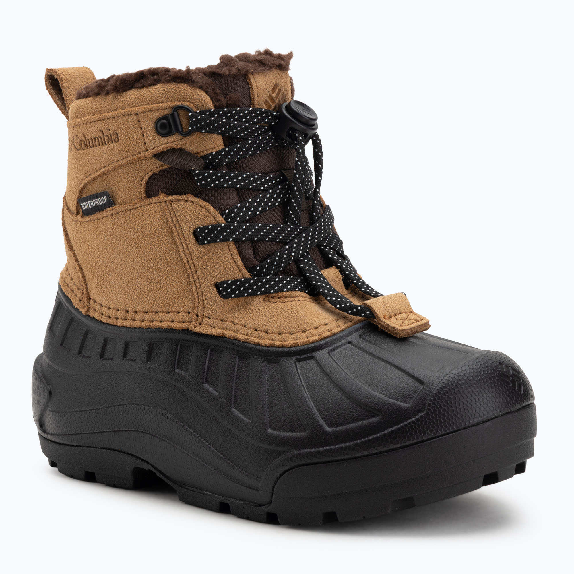 Śniegowce dziecięce Columbia Youth Powderbug Alpine sahara/black
