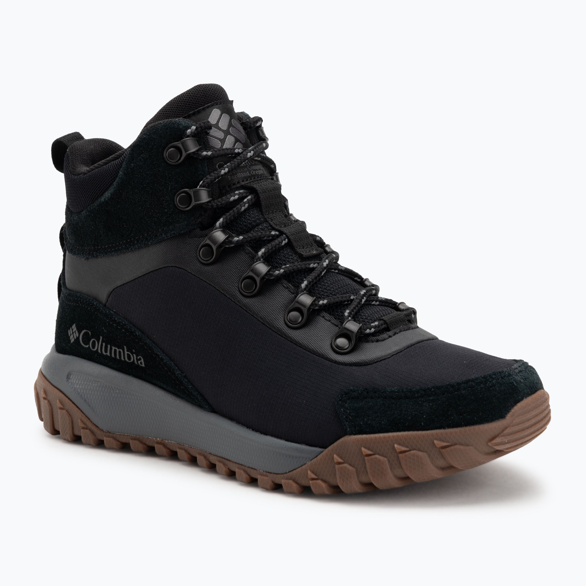 Buty męskie Columbia Burnsider Waterproof black/city grey 
