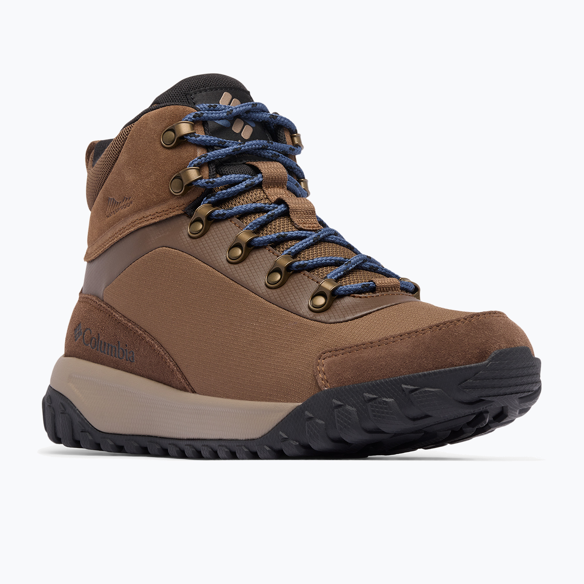 Buty męskie Columbia Burnsider Waterproof dark brown/dark mountain 