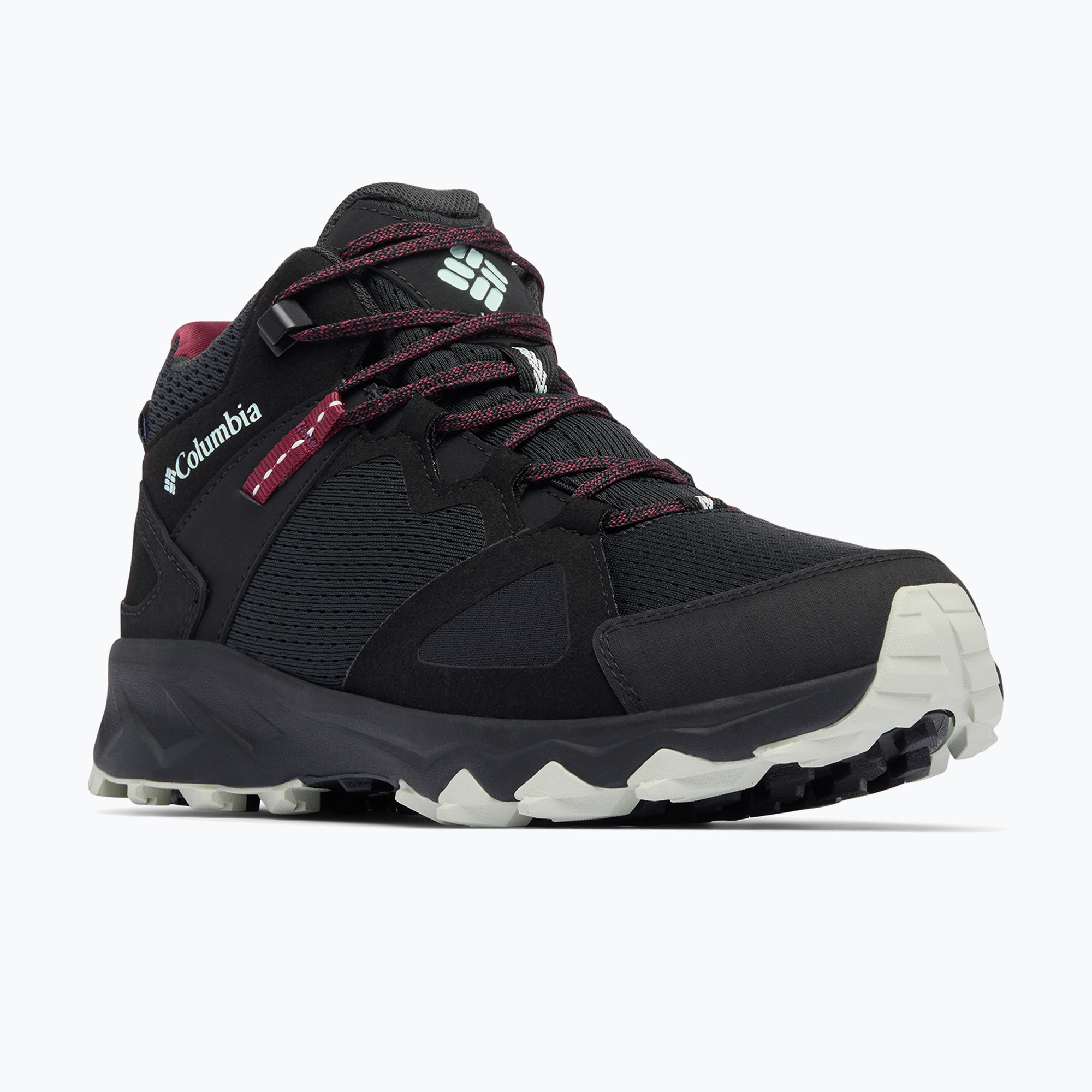 Buty trekkingowe damskie Columbia Peakfreak Hera Mid Outdry black/deep madeira 