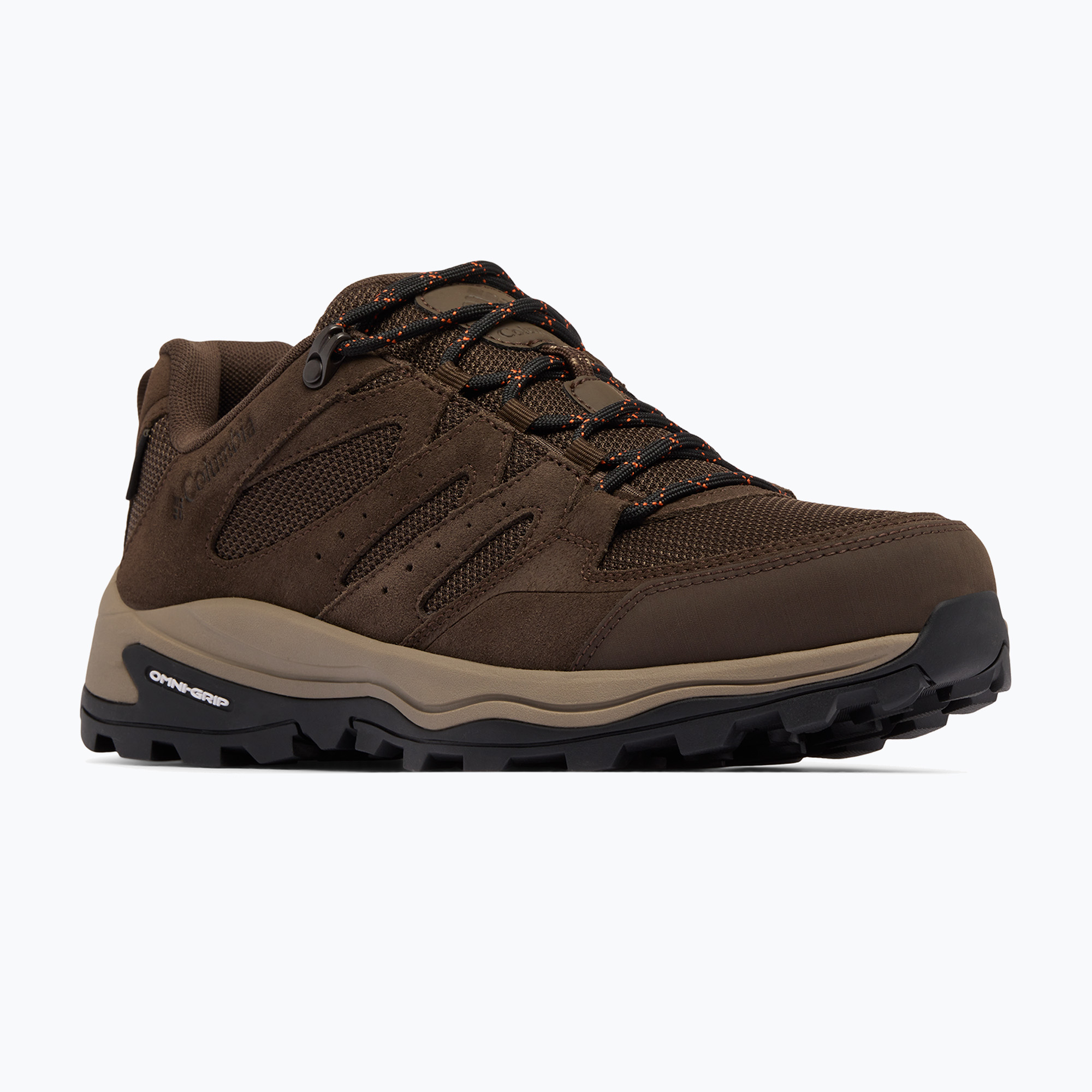 Buty trekkingowe męskie Columbia Redmond IV Low Wp cordovan/tangy orange 