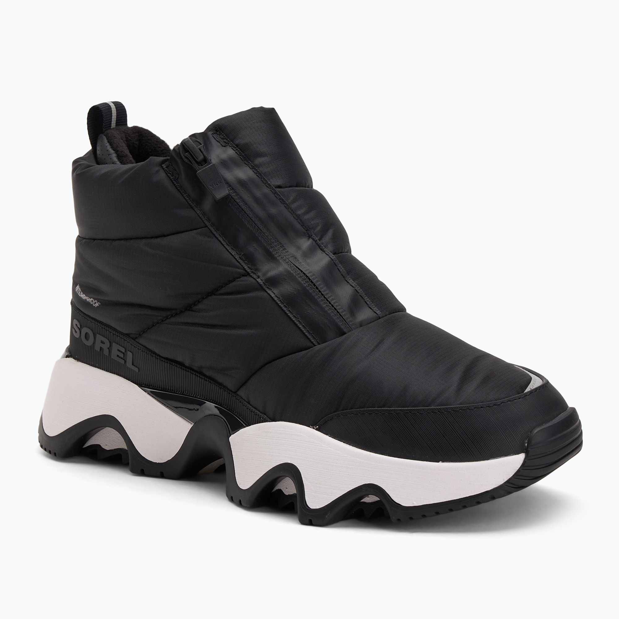 Śniegowce damskie Sorel Kinetic Impact Puffy Zip black/black 