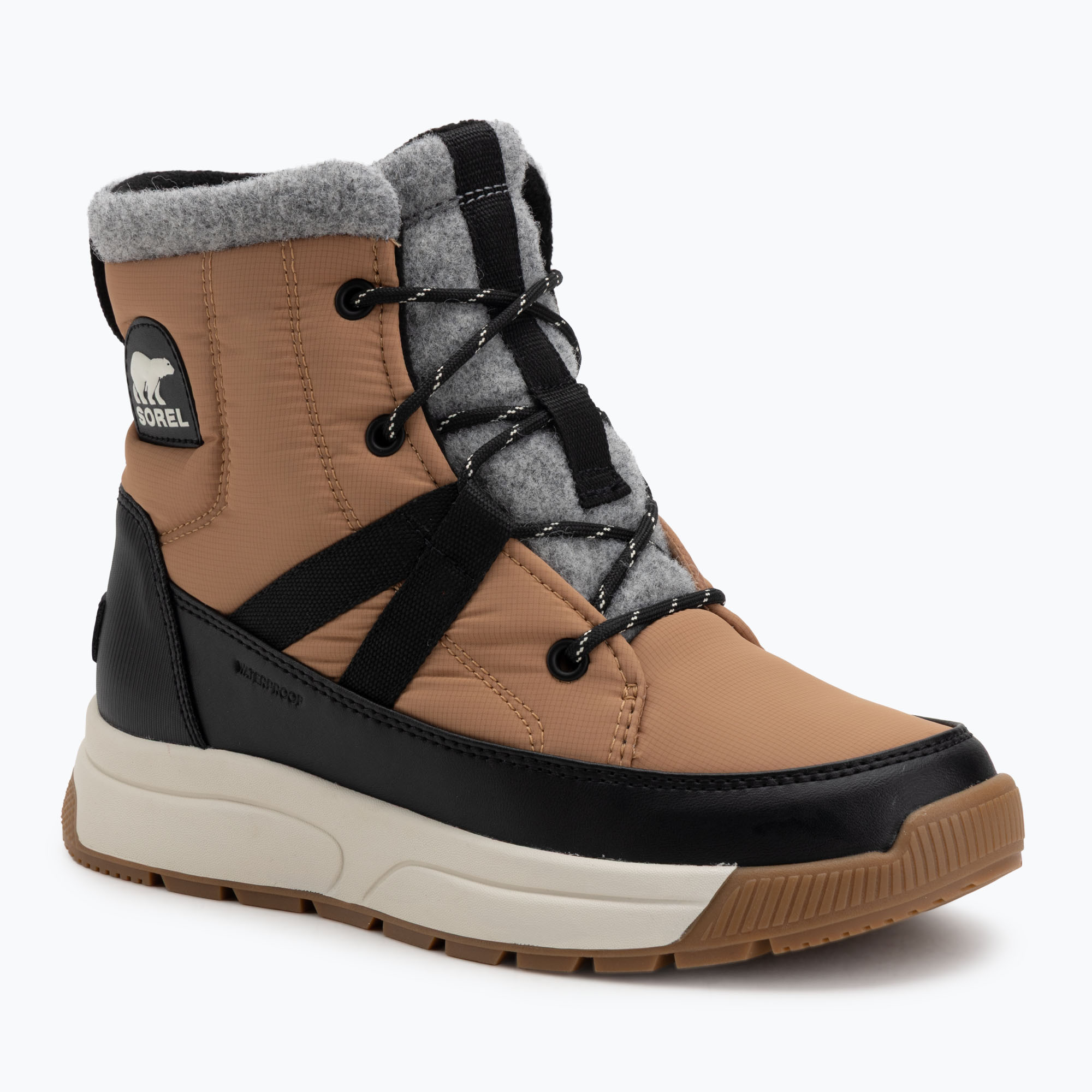 Śniegowce damskie Sorel Whitney III Mid Wp tawnybuff/black 