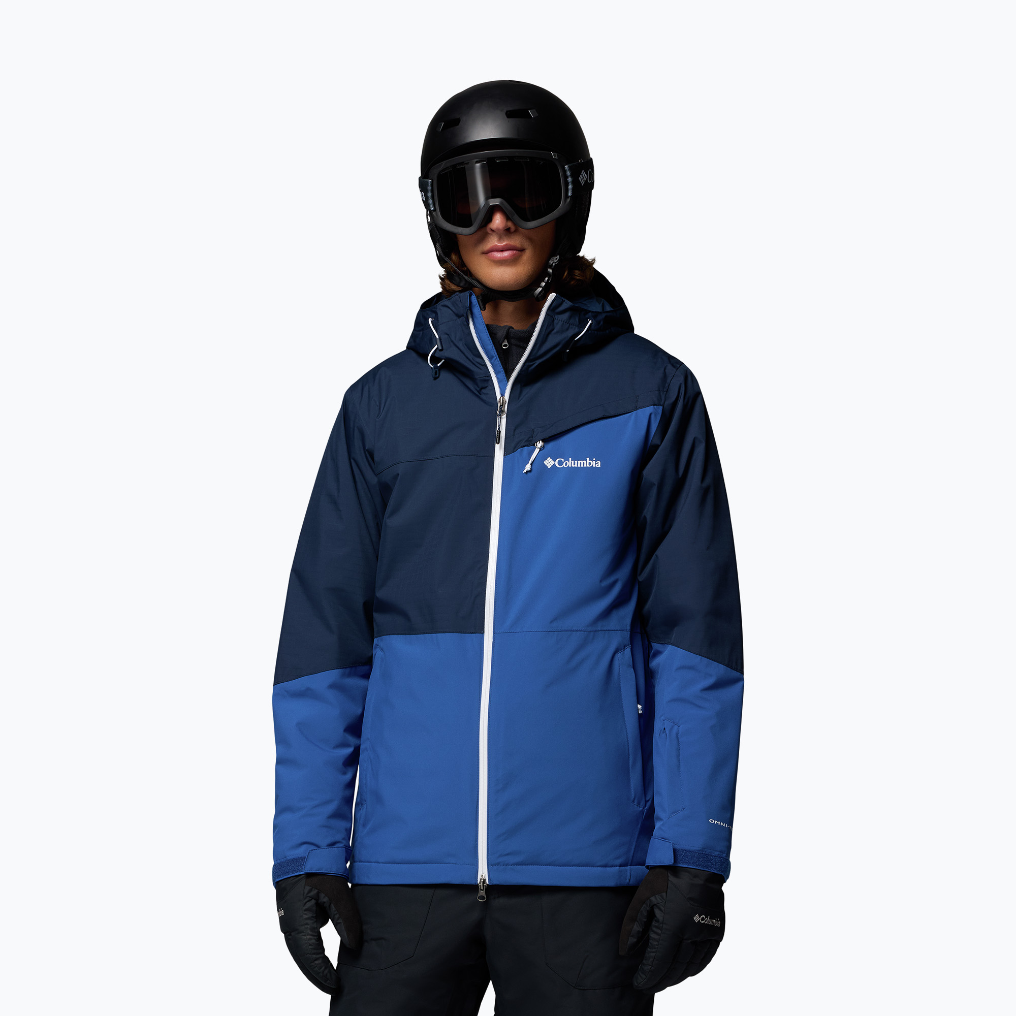 Мъжко скиoрско яке Columbia Iceberg Point II mountain blue/collegiate navy