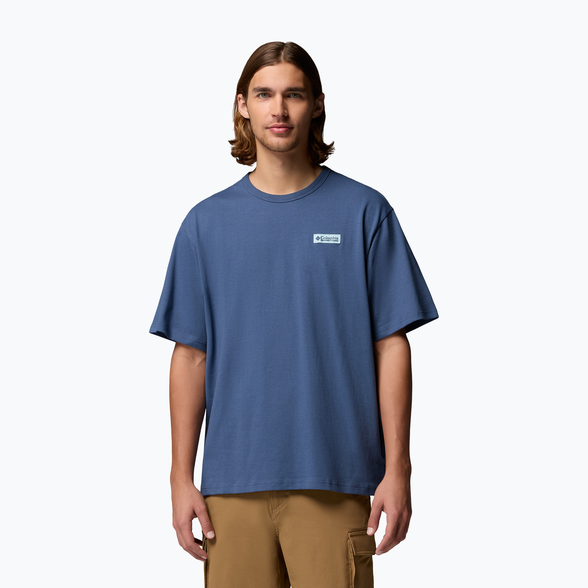 Koszulka męska Columbia CSC Heavyweight Iconic Tee dark mountain/csc box logo 