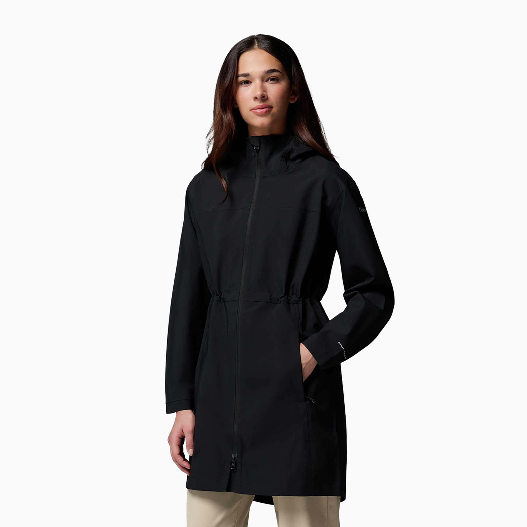 Дамски дъждобран Columbia Weekend Adventure II Long Shell black 