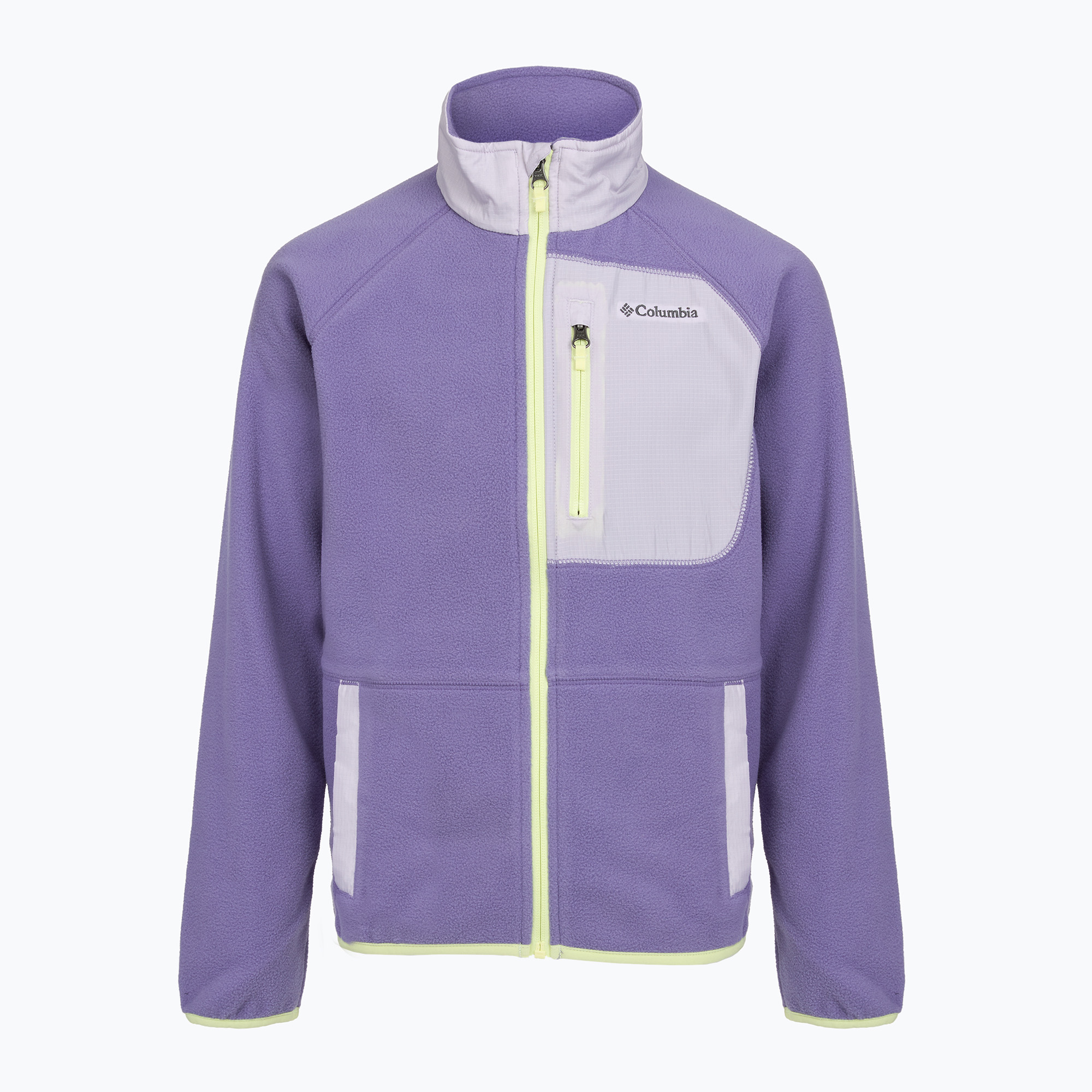 Bluza polarowa dziecięca Columbia Fast Trek V Full Zip stormwatch/lavender pearl 