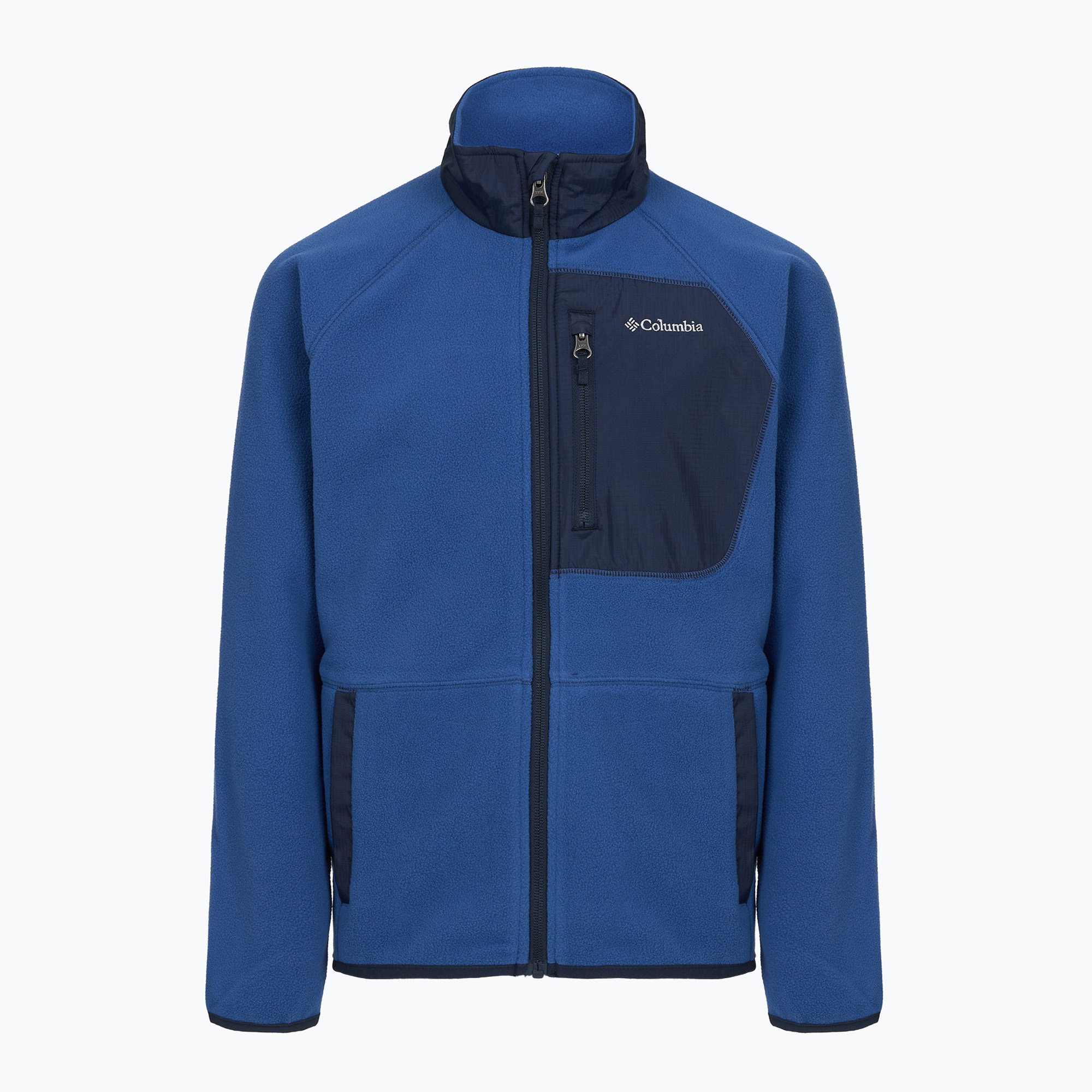 Bluza polarowa dziecięca Columbia Fast Trek V Full Zip mountain blue/collegiate navy 