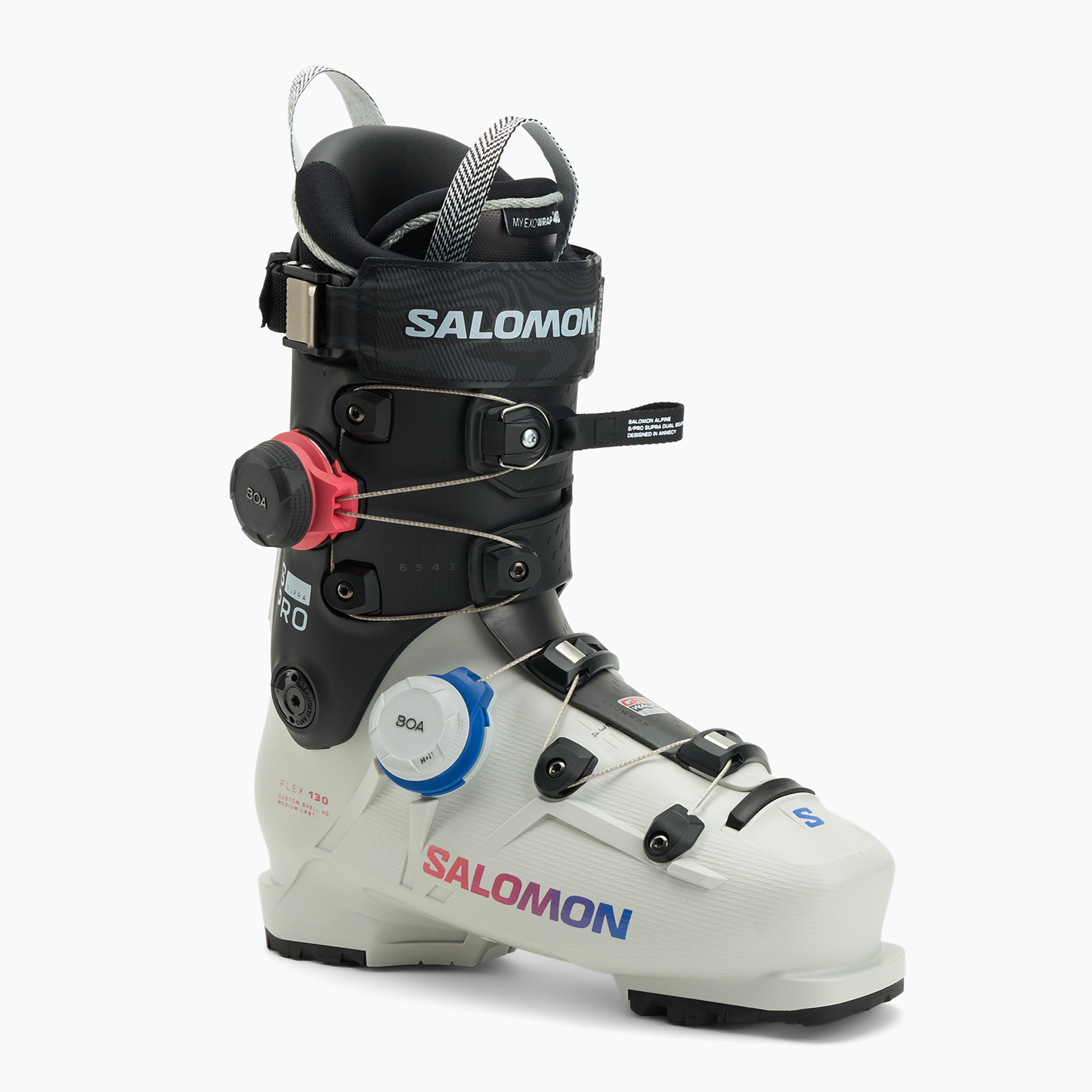 Мъжки ски обувки Salomon S/Pro Supra Dual Boa 130 GW grey aurora/black/race blue