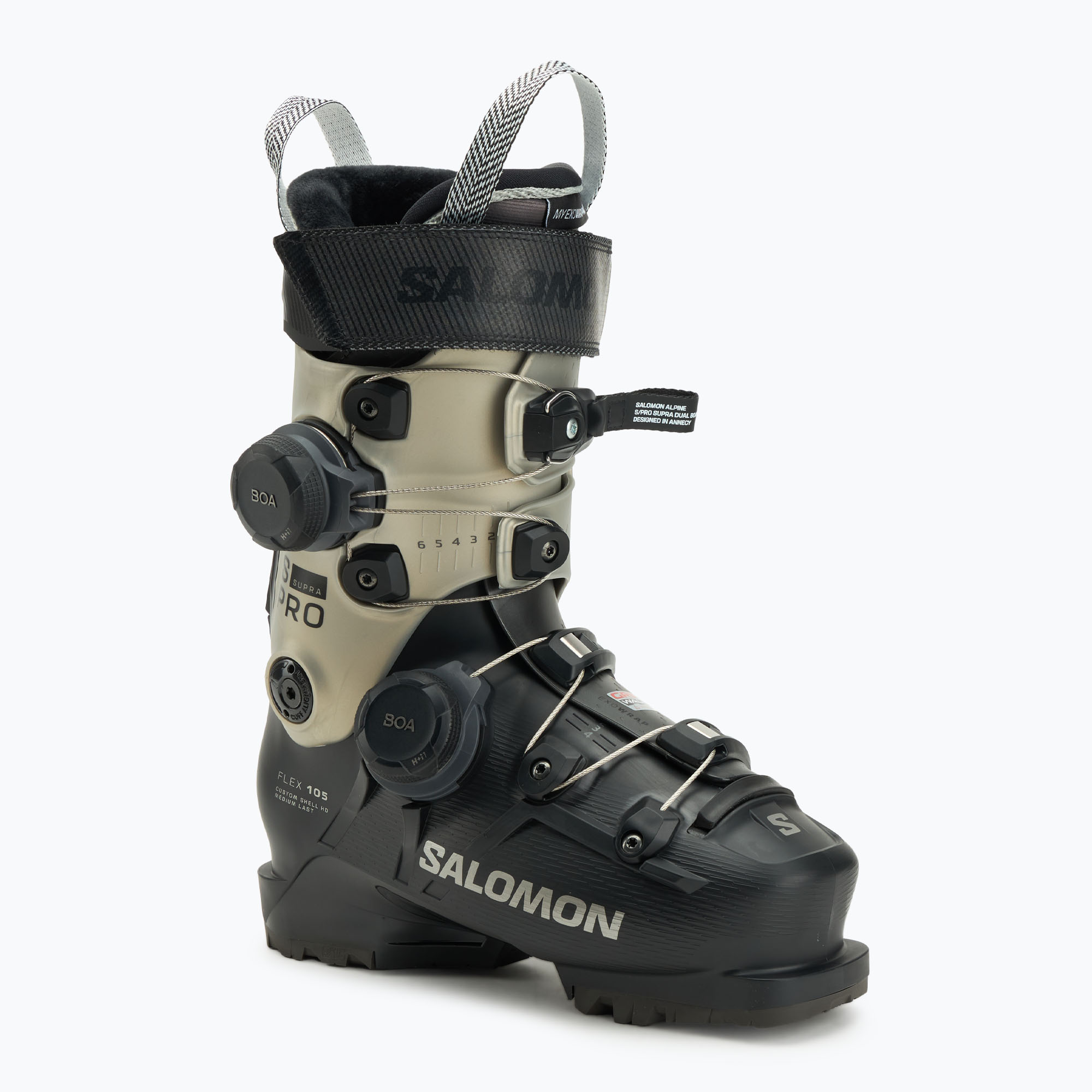Дамски ски обувки Salomon S/PRO Supra Dual Boa 105 W GW black/light bronze metallic/black