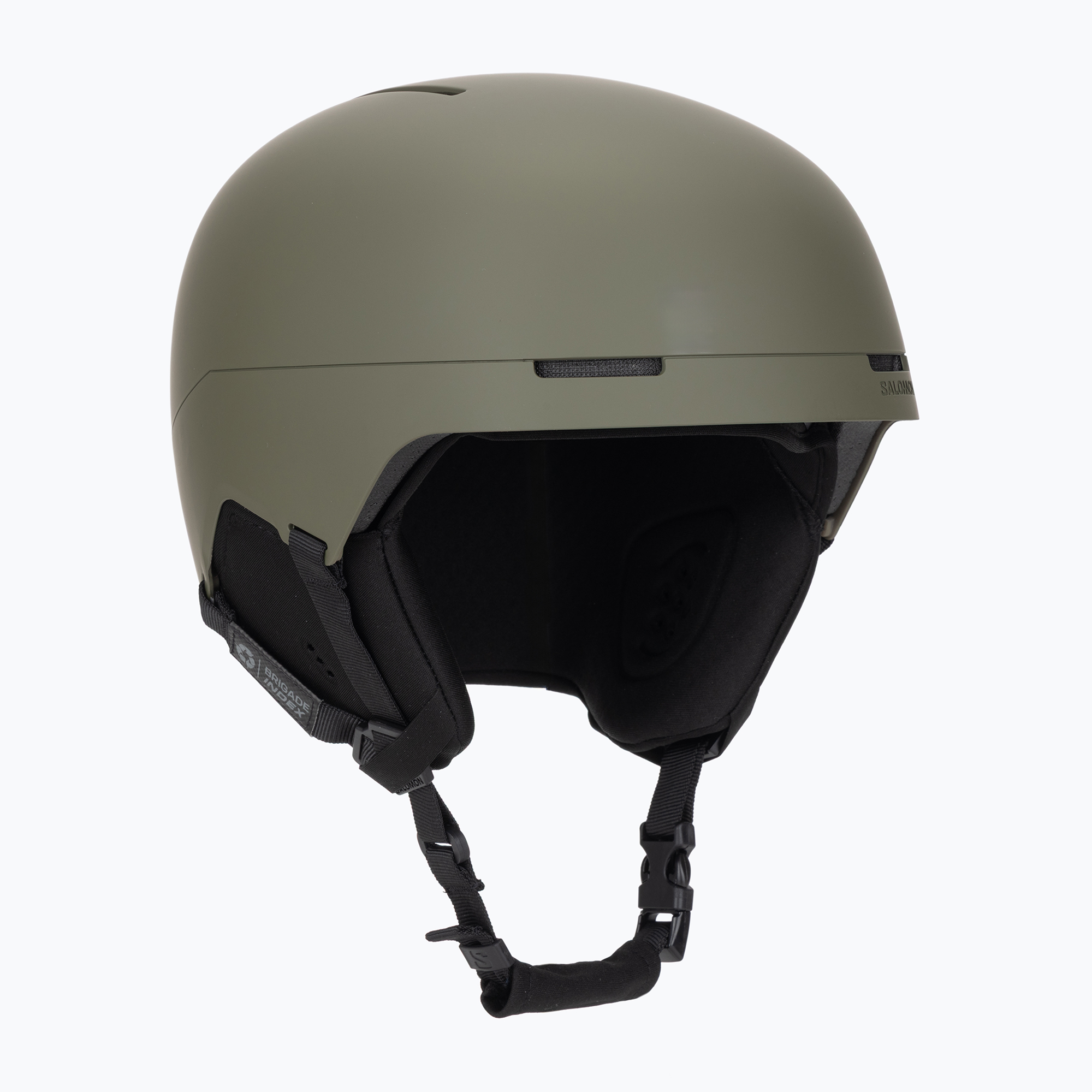 Cască de schi Salomon Brigade Index olive night
