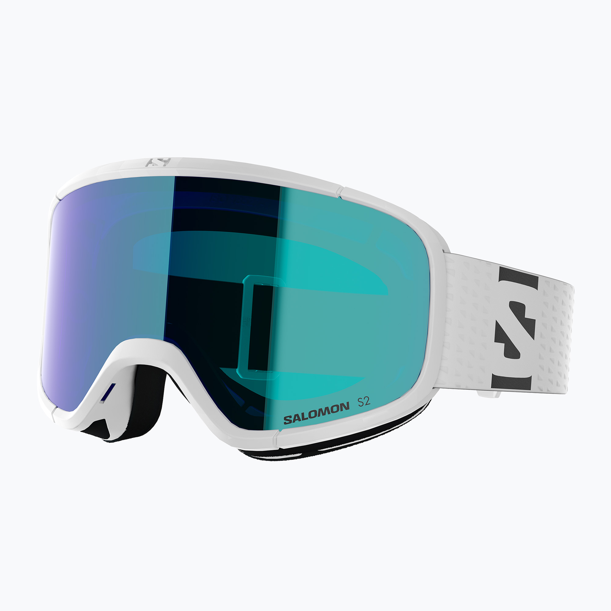 Lyžiarske okuliare Salomon Aksium 2.0 white/ml mid blue