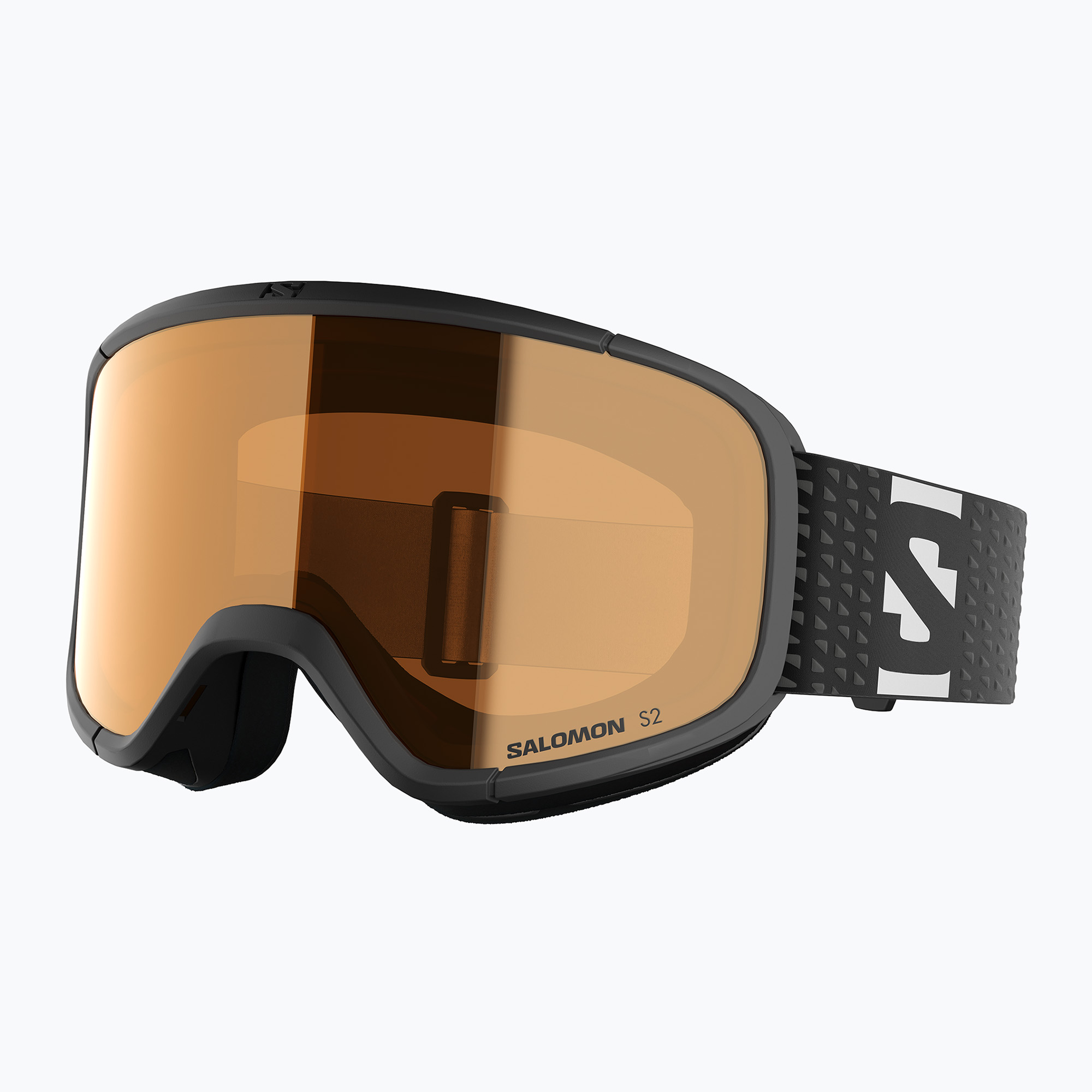 Maschera da sci Salomon Aksium 2.0 Acces black/flash toric orange (M-L) (Aksium 2.0 Acces L47908200)