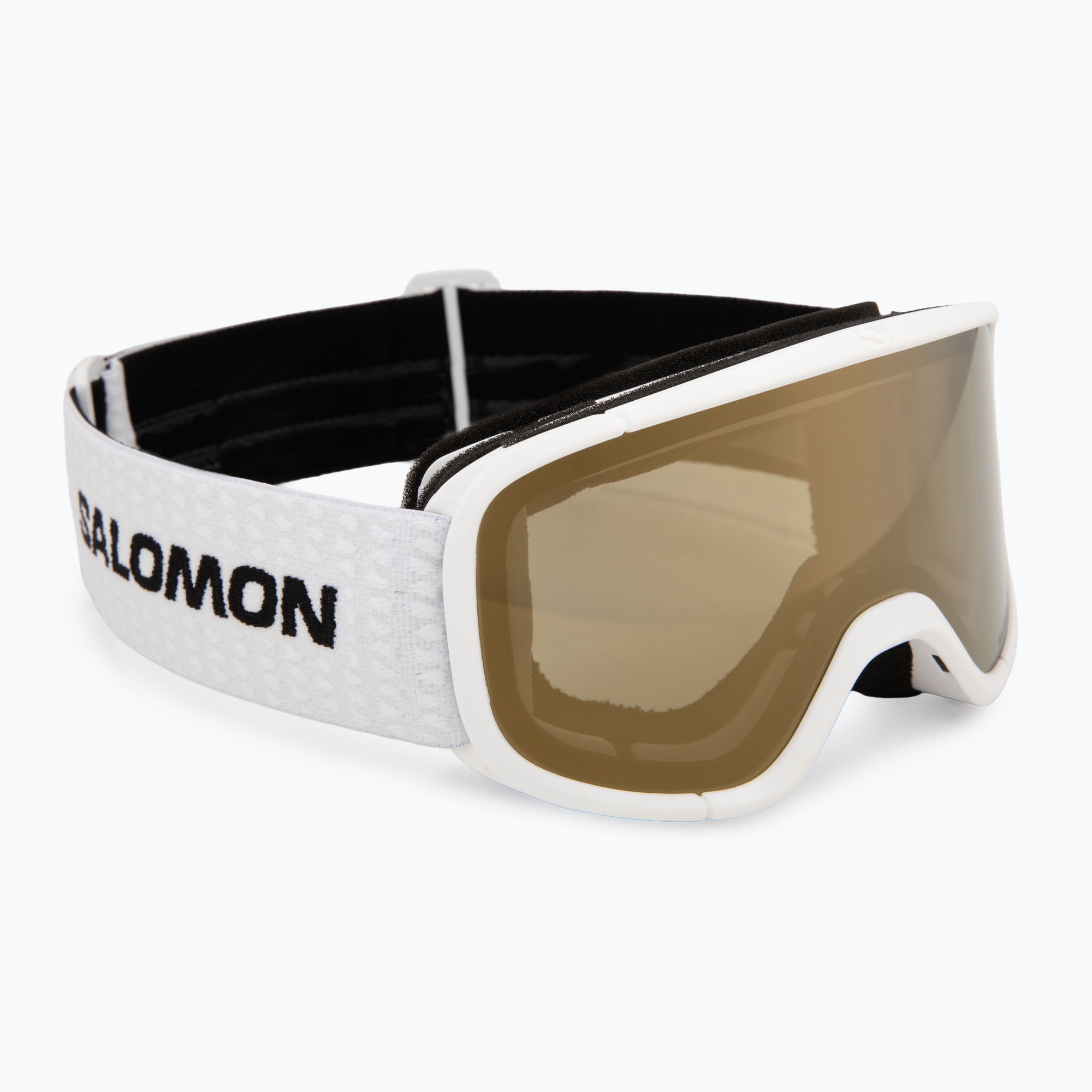 Detské lyžiarske okuliare Salomon Lumi Acces Jr white/flash gold
