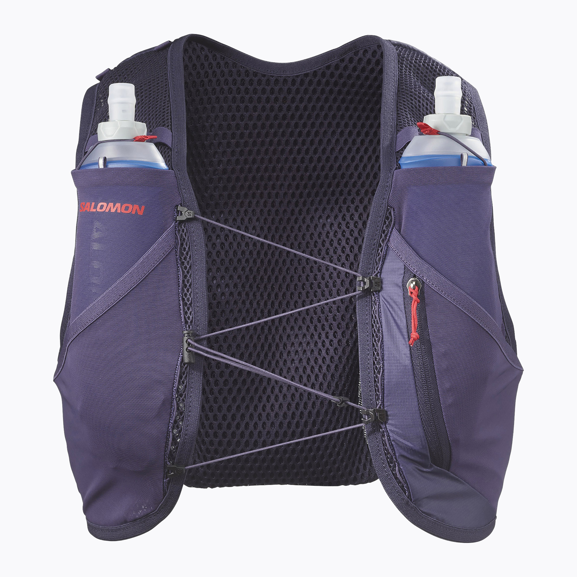 Kamizelka do biegania Salomon Active Skin 4 GRVL martime blue/astral aura/haute red 