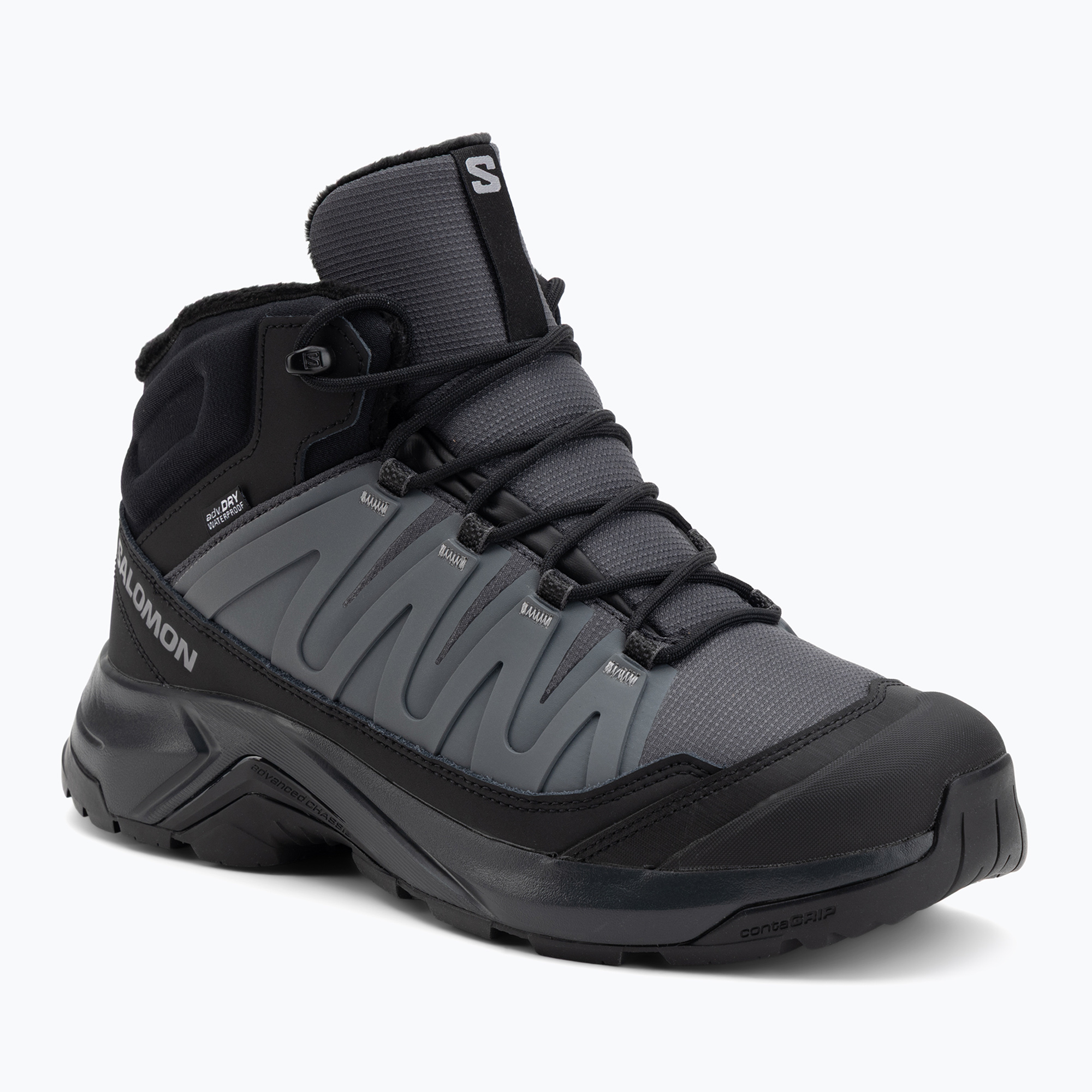 Buty turystyczne męskie Salomon X-Adventure Coldrush WP asphalt/black/alloy