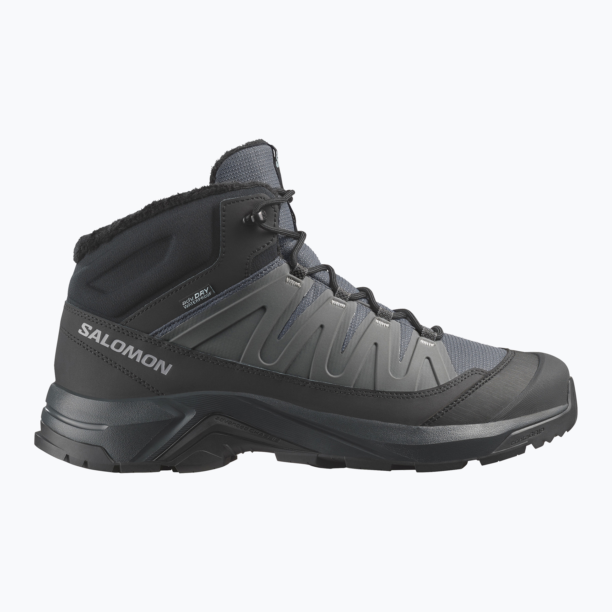 Buty turystyczne męskie Salomon X-Adventure Coldrush WP asphalt/black/alloy