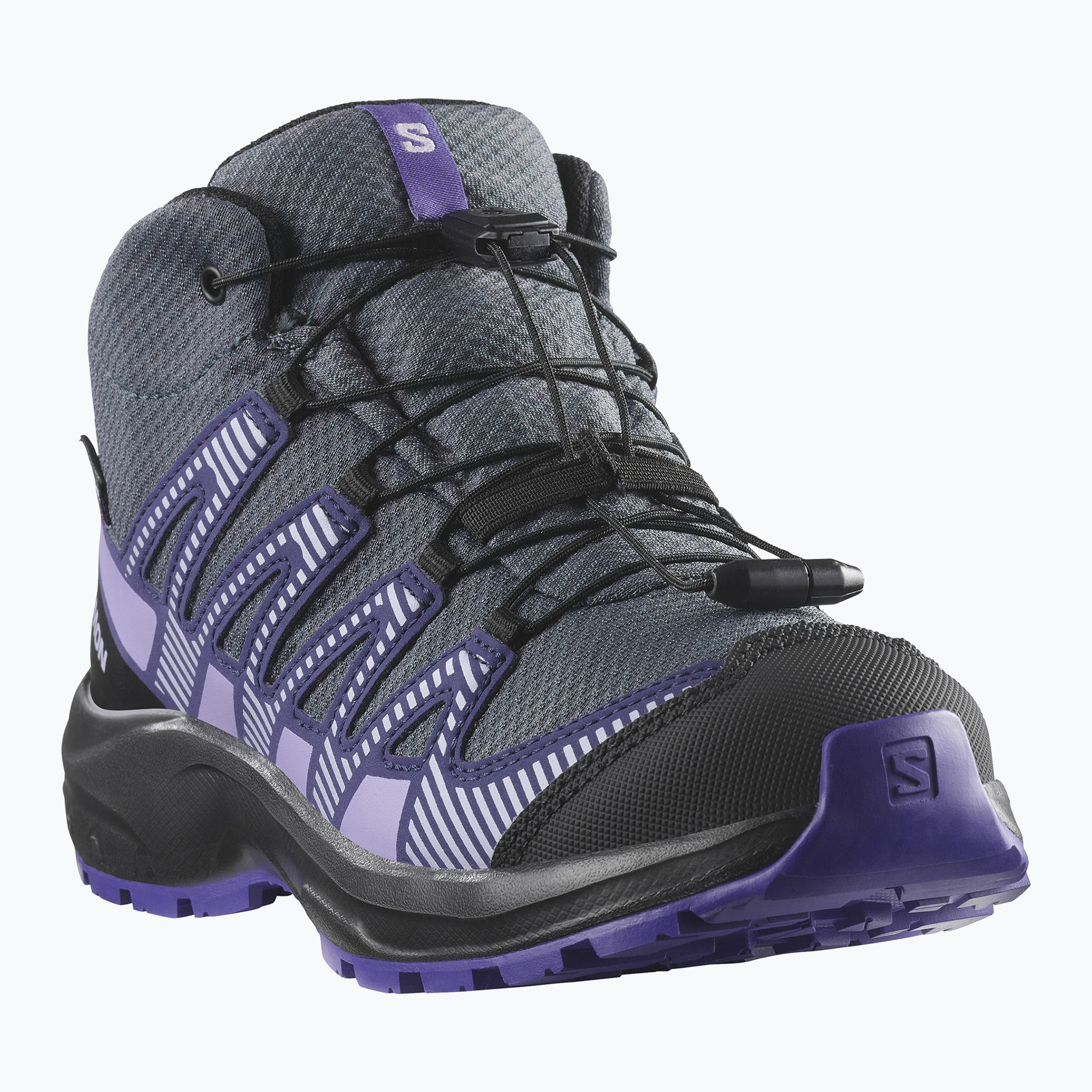 Buty turystyczne dziecięce Salomon XA Pro V8 MID WP turbulence/black/liberty 