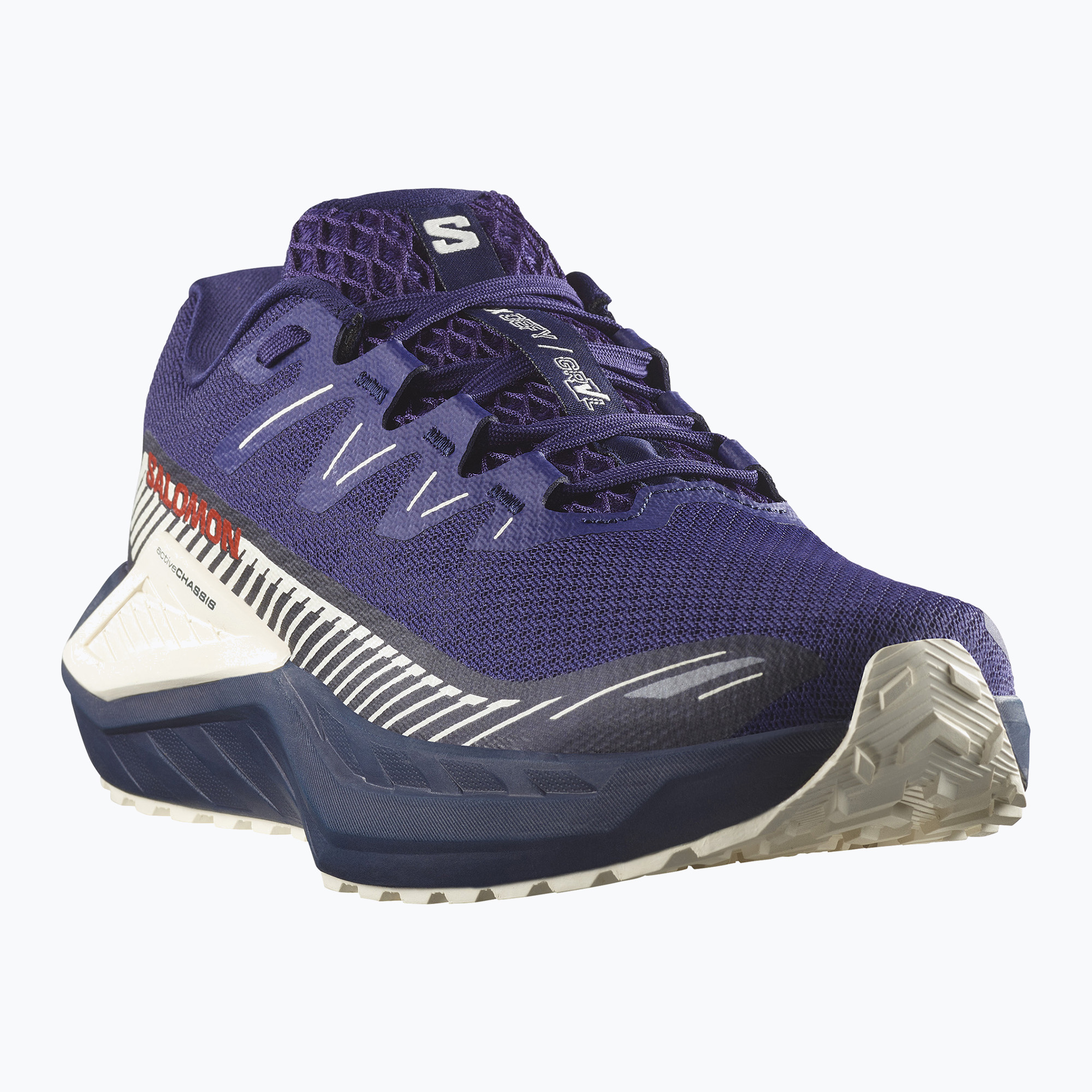 Buty do biegania męskie Salomon DRX Defy Gravel astral aura/maritime blue/vanilla ice 