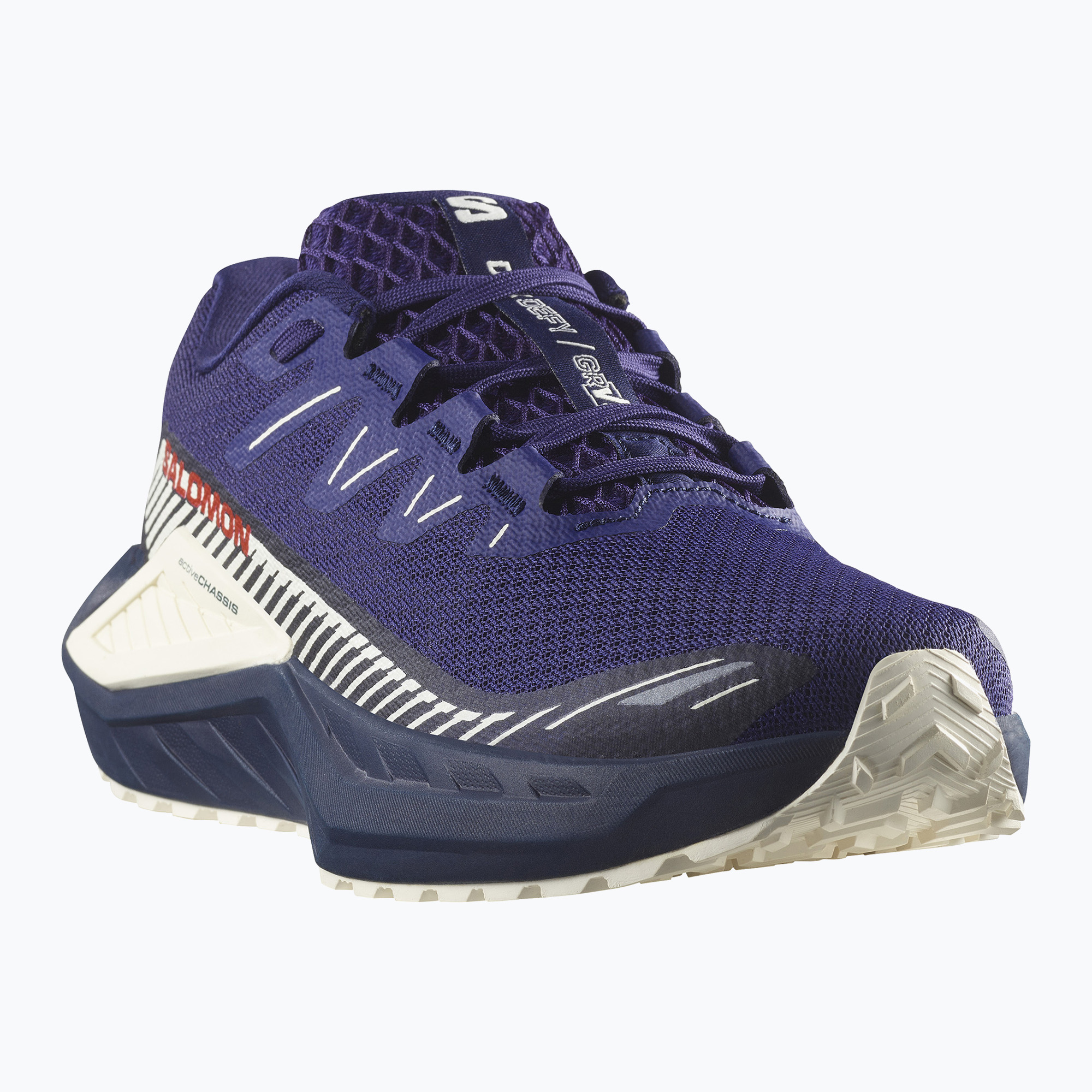 Buty do biegania damskie Salomon DRX Defy Gravel astral aura/maritime blue/vanilla ice 