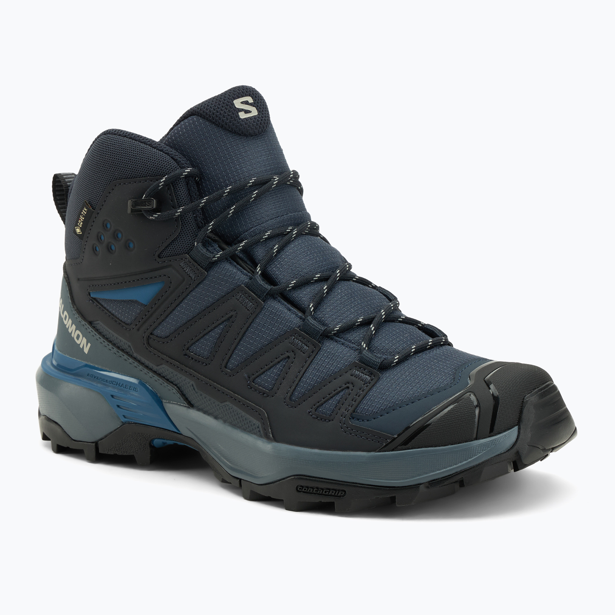 Buty trekkingowe męskie Salomon X Ultra 360 Mid GTX blue nights/dark navy/dark blue 